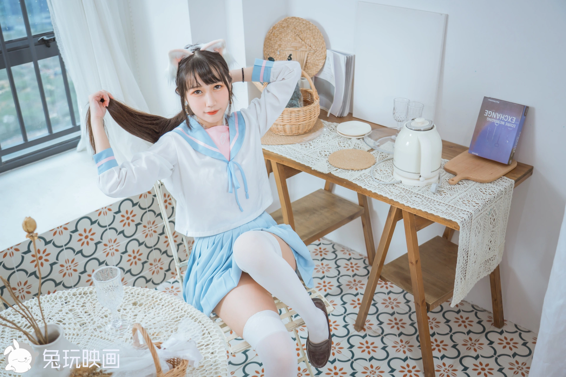 D63.002 兔玩映画 JK猫耳小姐姐 [47P-568MB]