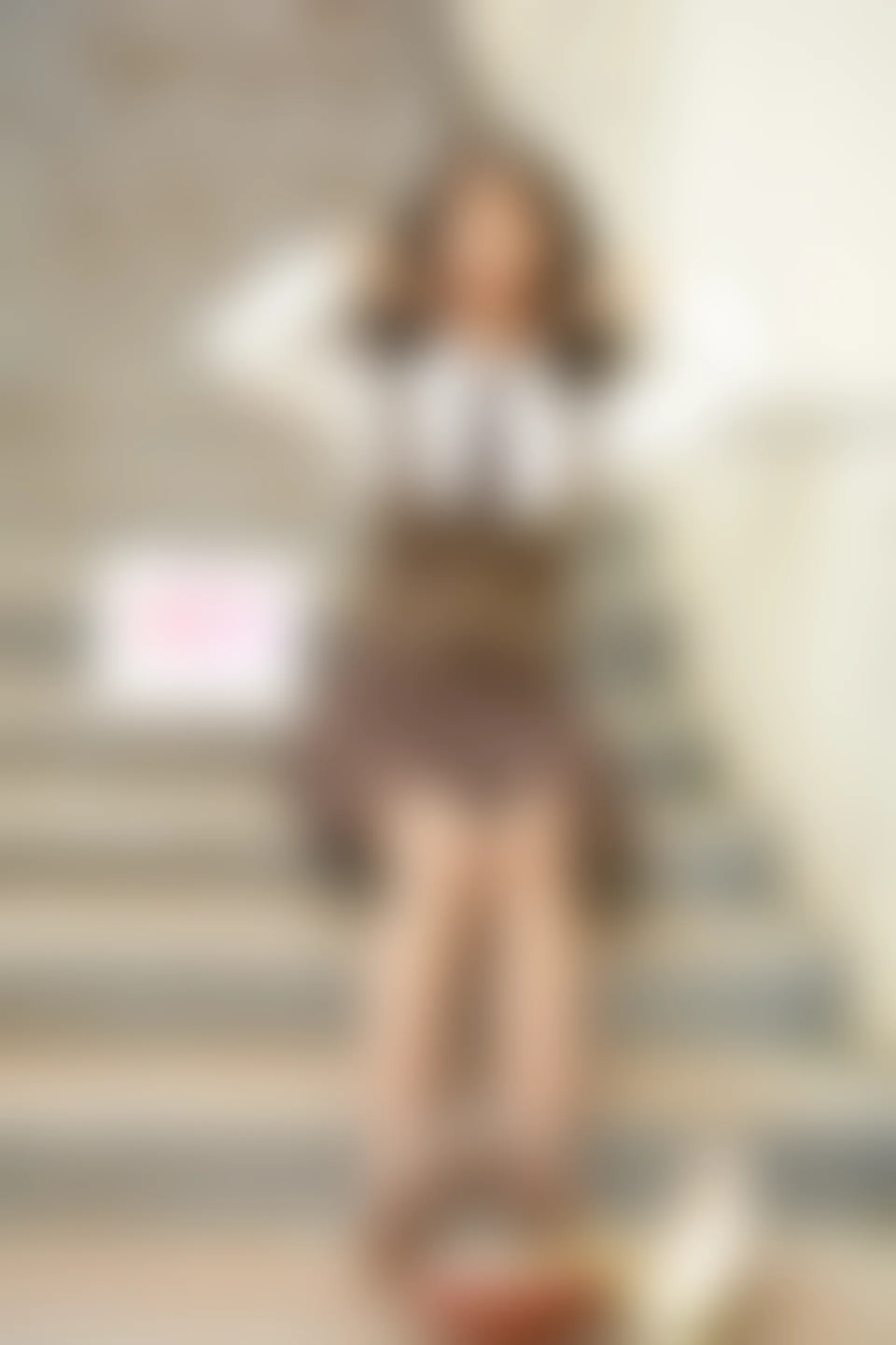 初夏女神 NO.087 点点 咖啡JK[140P+1V／3.32GB]