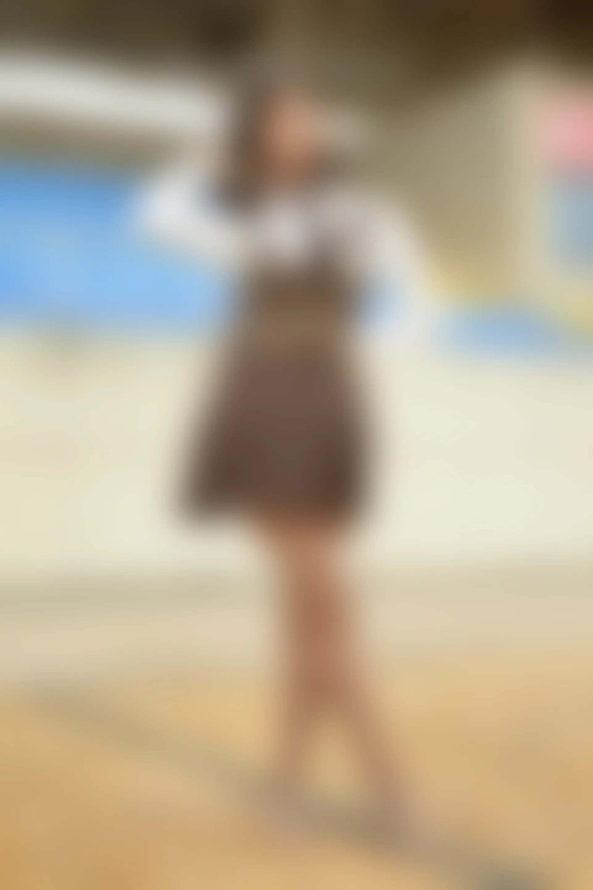 初夏女神 NO.087 点点 咖啡JK[140P+1V／3.32GB]
