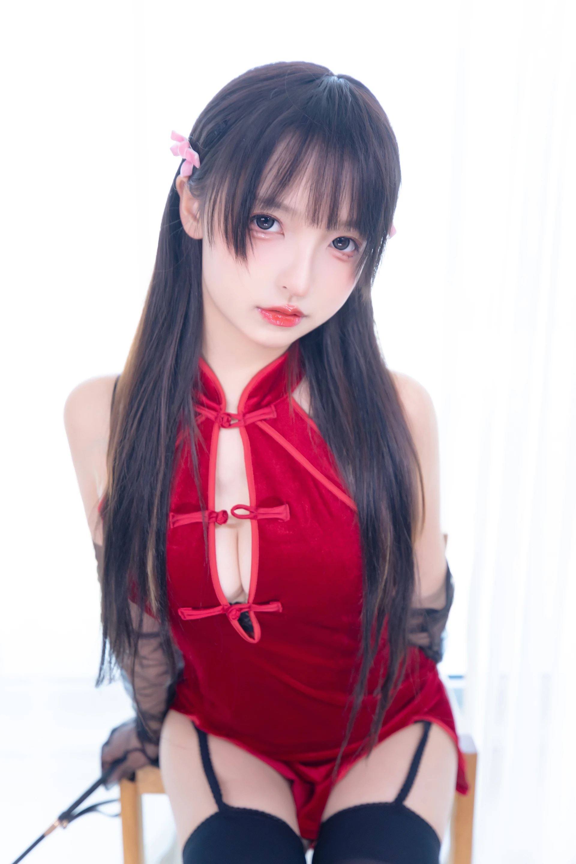 神楽坂真冬 第四季 序号15：《甜蜜皮鞭》 [75P-168MB]内衣, 双马尾, 旗袍, 神楽坂真冬, 美腿, 美足, 黑丝