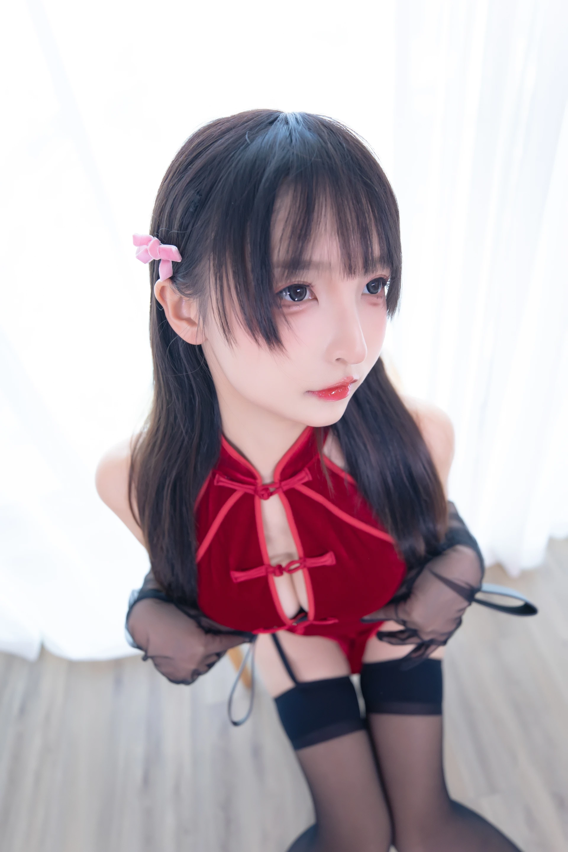 神楽坂真冬 第四季 序号15：《甜蜜皮鞭》 [75P-168MB]内衣, 双马尾, 旗袍, 神楽坂真冬, 美腿, 美足, 黑丝
