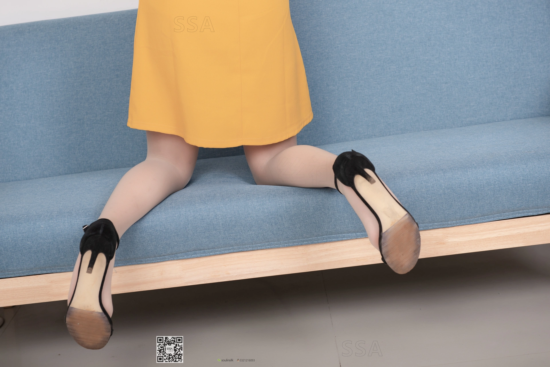 SSA丝社 超清写真 NO.165 小凉 黄色连衣裙肉丝首秀[99P-1.38GB]