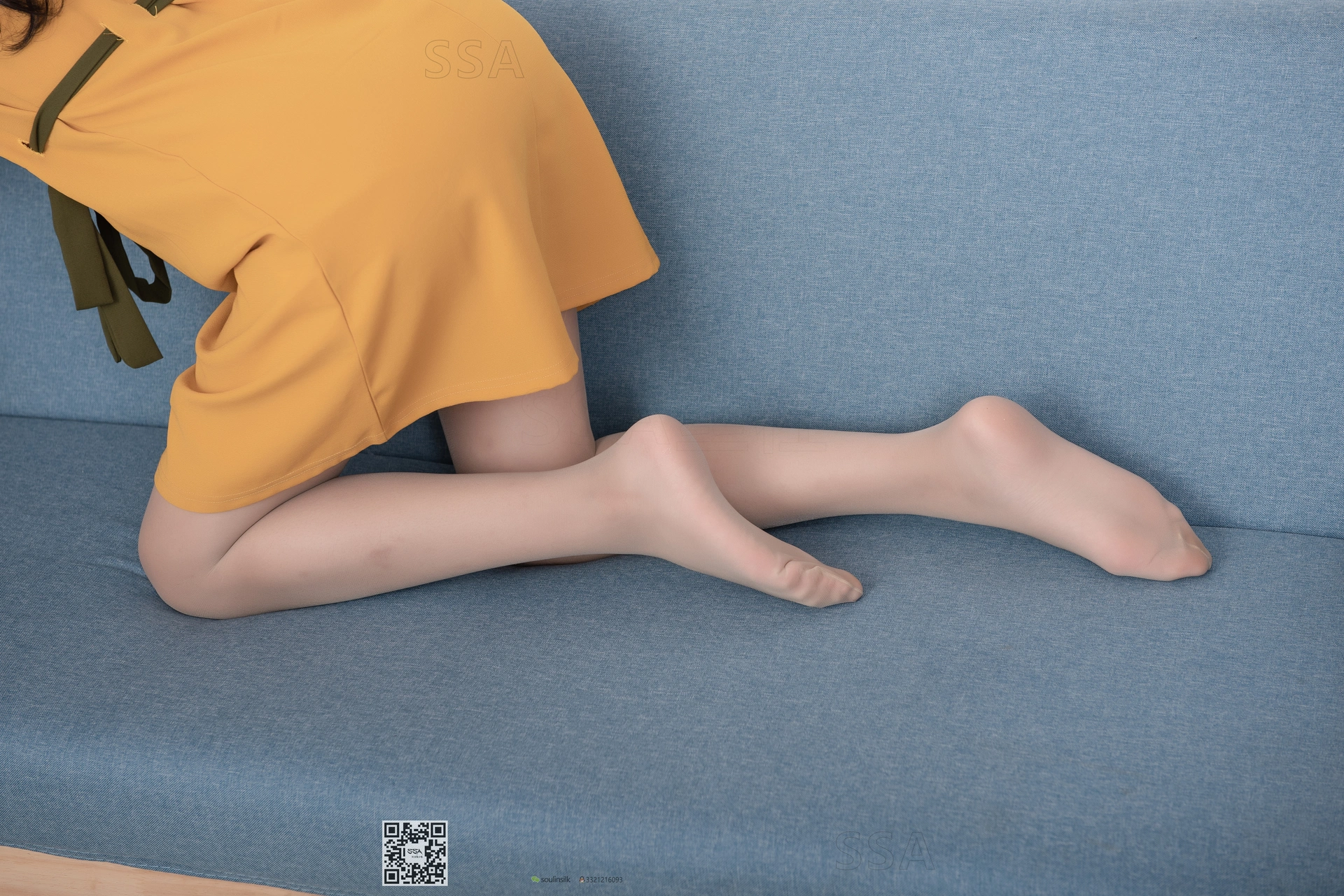SSA丝社 超清写真 NO.165 小凉 黄色连衣裙肉丝首秀[99P-1.38GB]