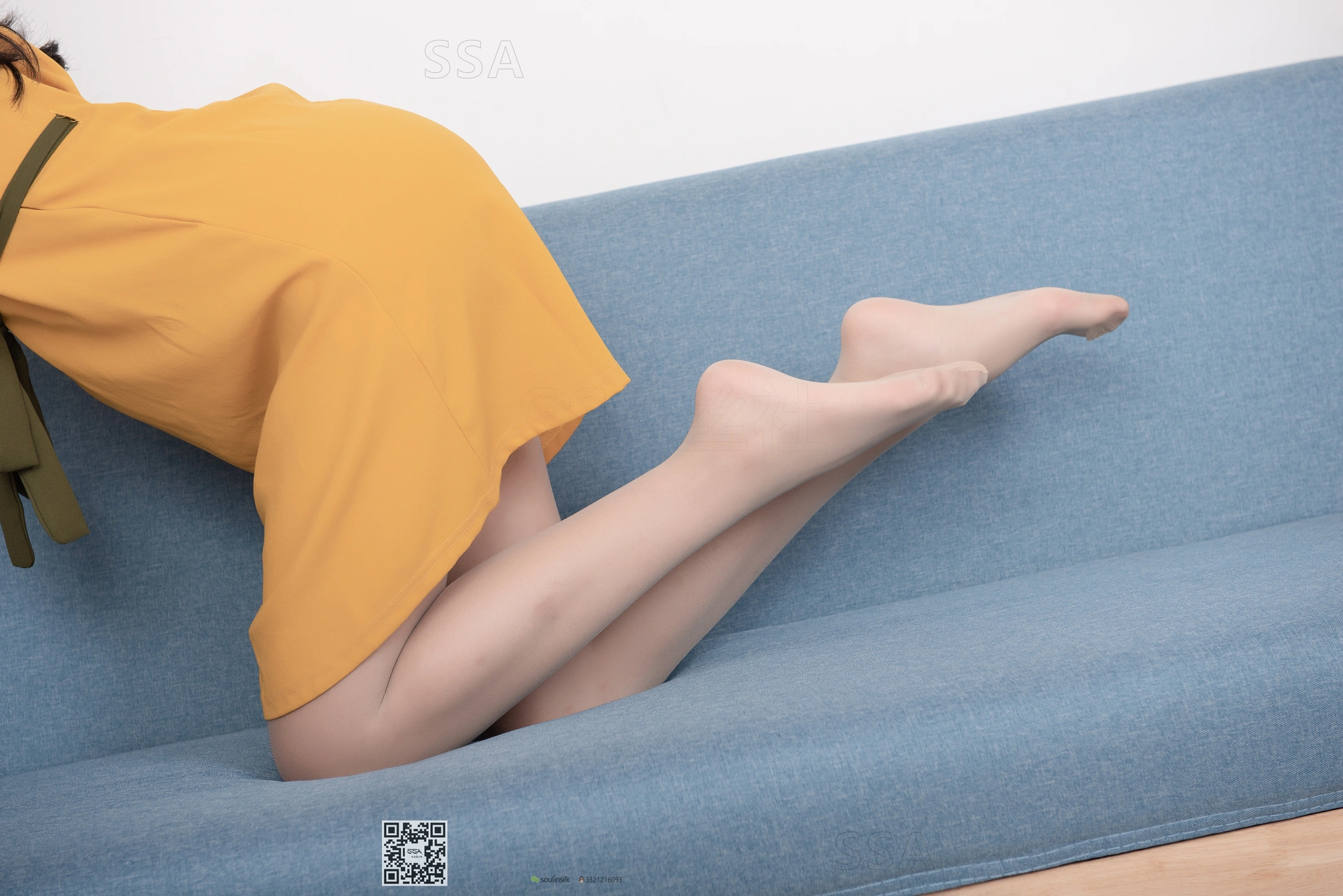 SSA丝社 超清写真 NO.165 小凉 黄色连衣裙肉丝首秀[99P-1.38GB]