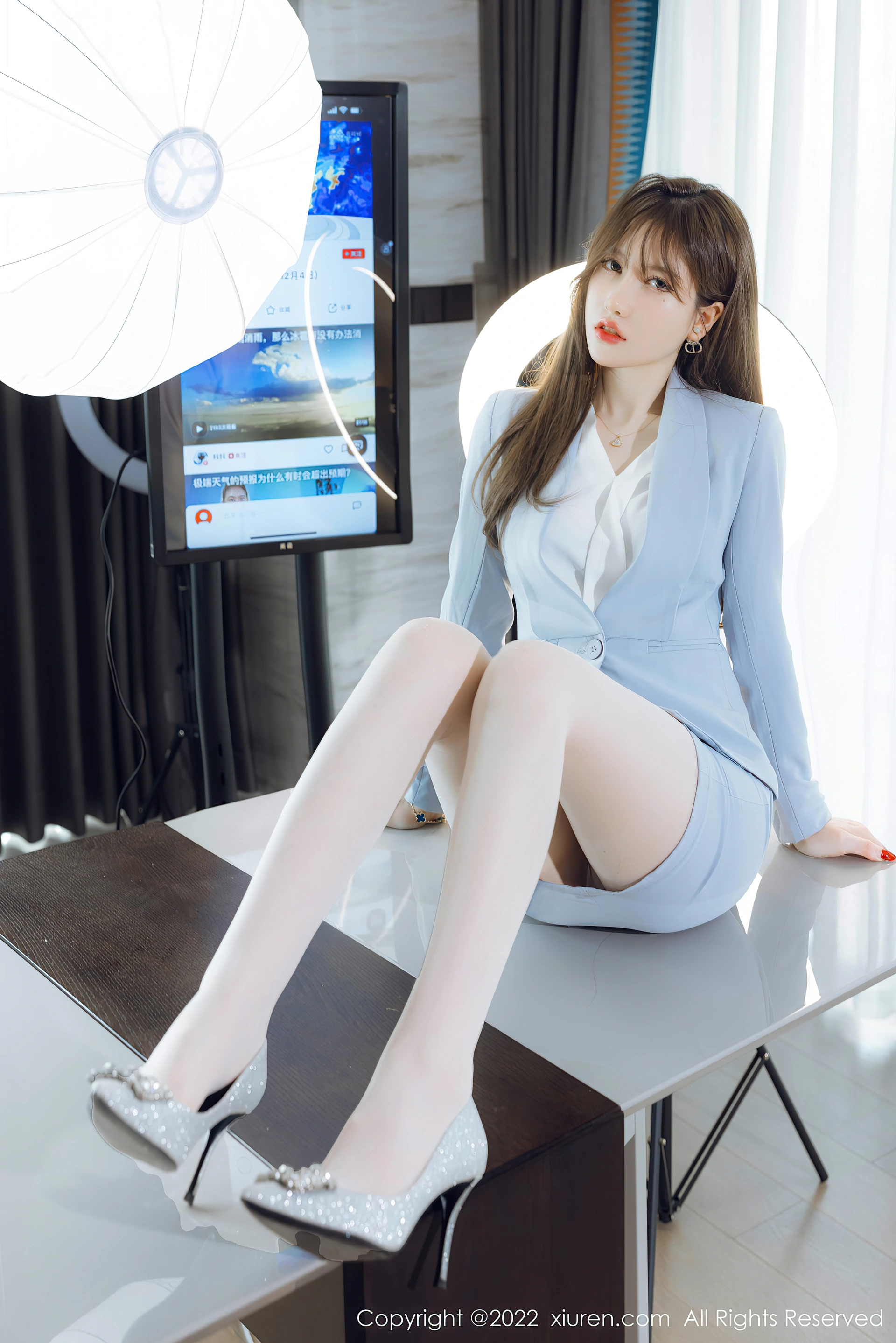 XiuRen秀人网 2022.03.02 No.4658 美桃酱 丝袜美臀[65+1P 591MB]