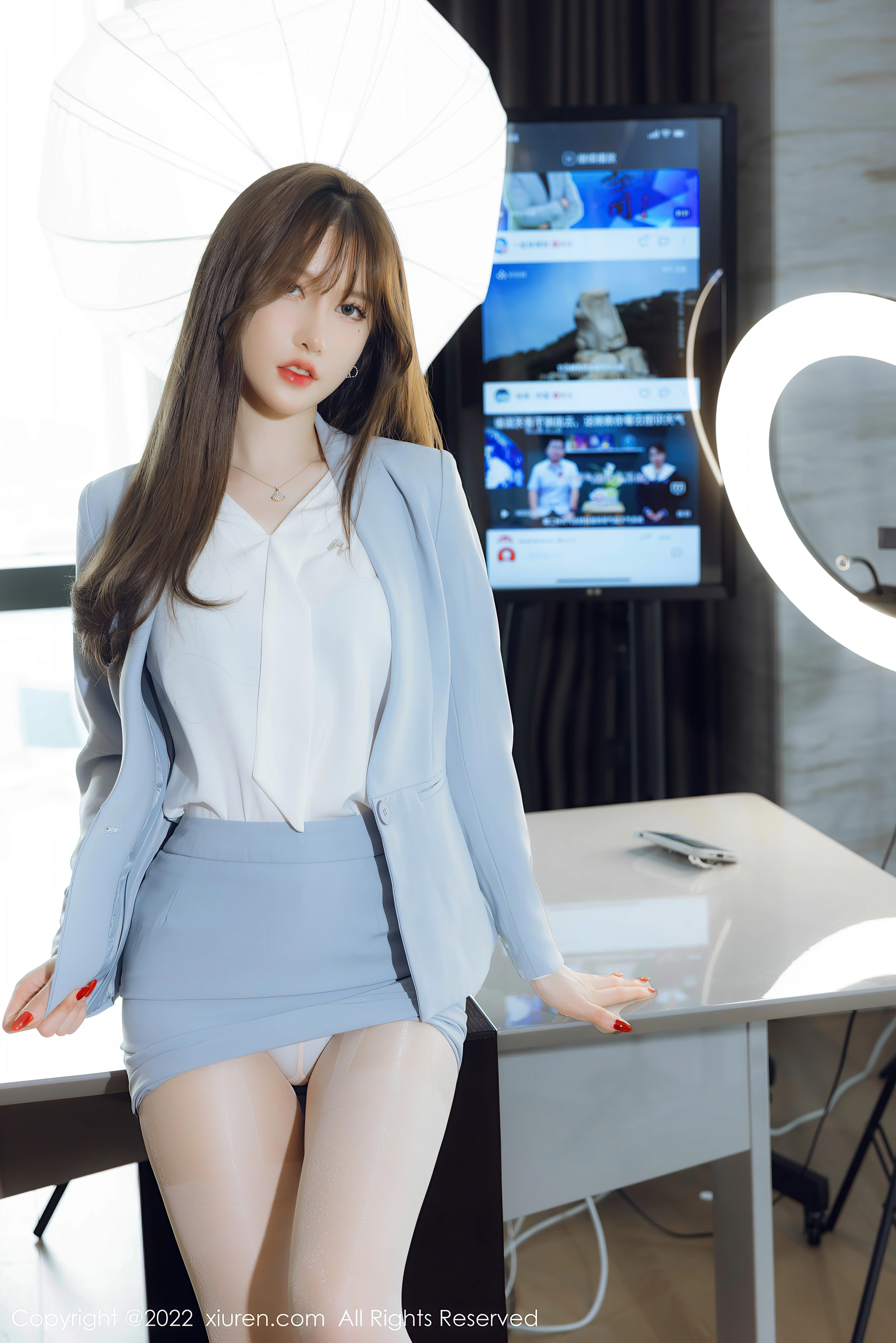 XiuRen秀人网 2022.03.02 No.4658 美桃酱 丝袜美臀[65+1P 591MB]