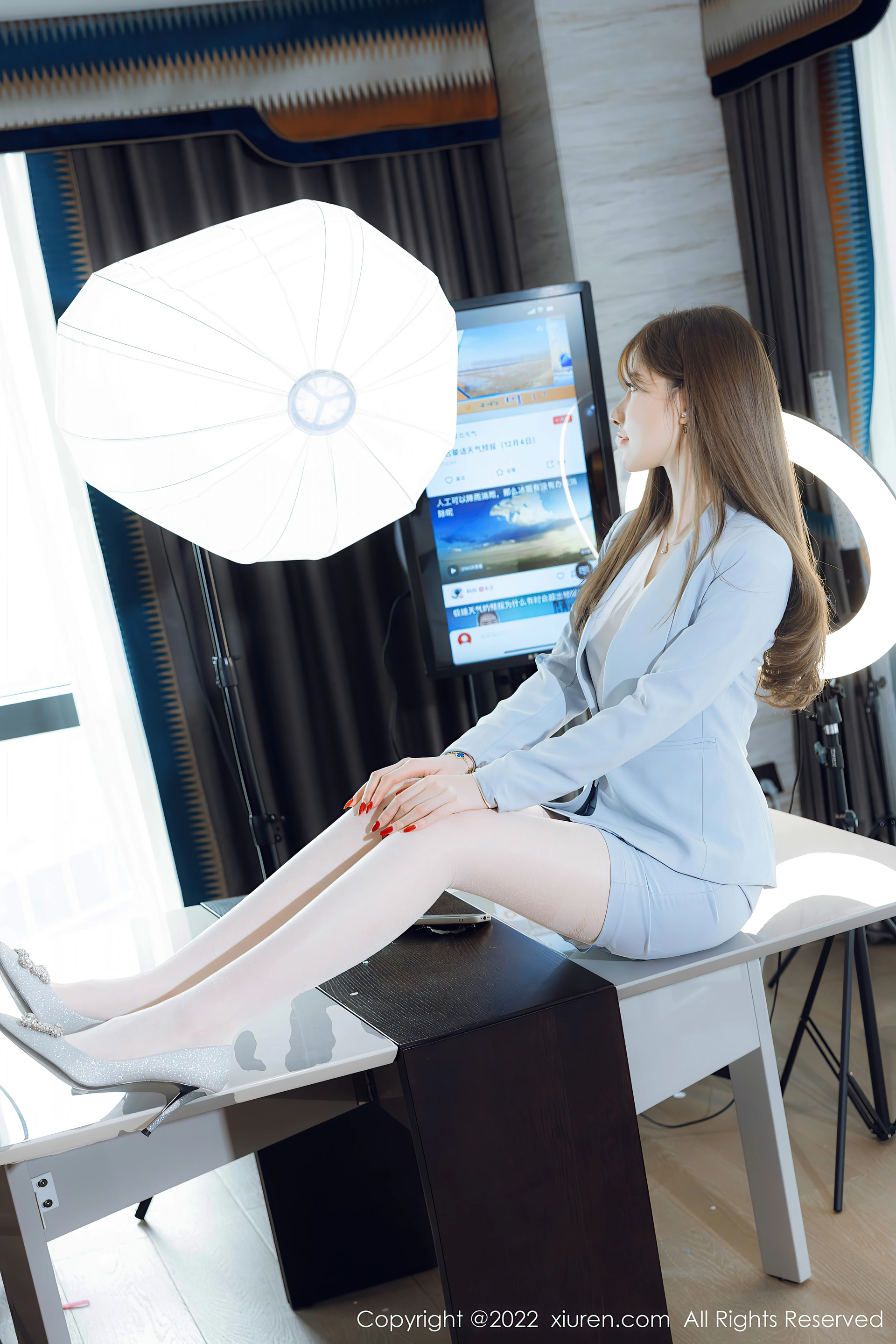 XiuRen秀人网 2022.03.02 No.4658 美桃酱 丝袜美臀[65+1P 591MB]