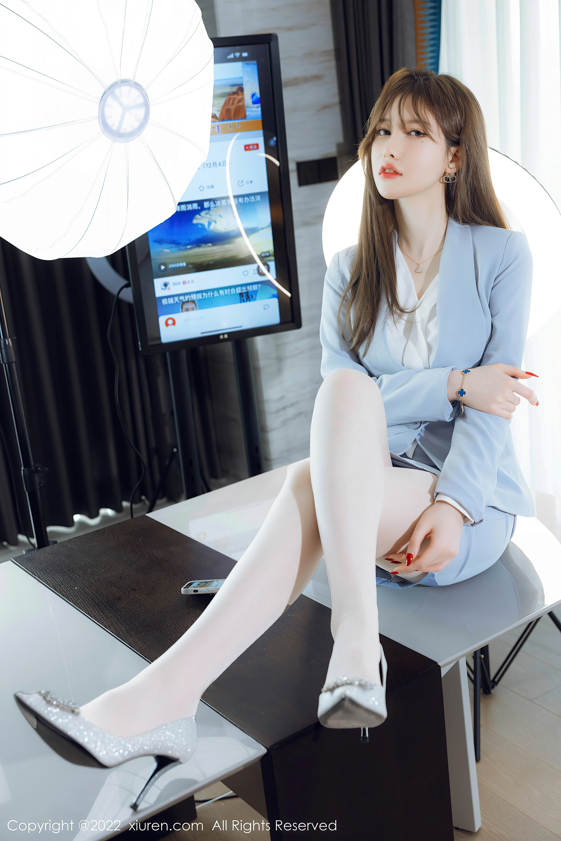 XiuRen秀人网 2022.03.02 No.4658 美桃酱 丝袜美臀[65+1P 591MB]