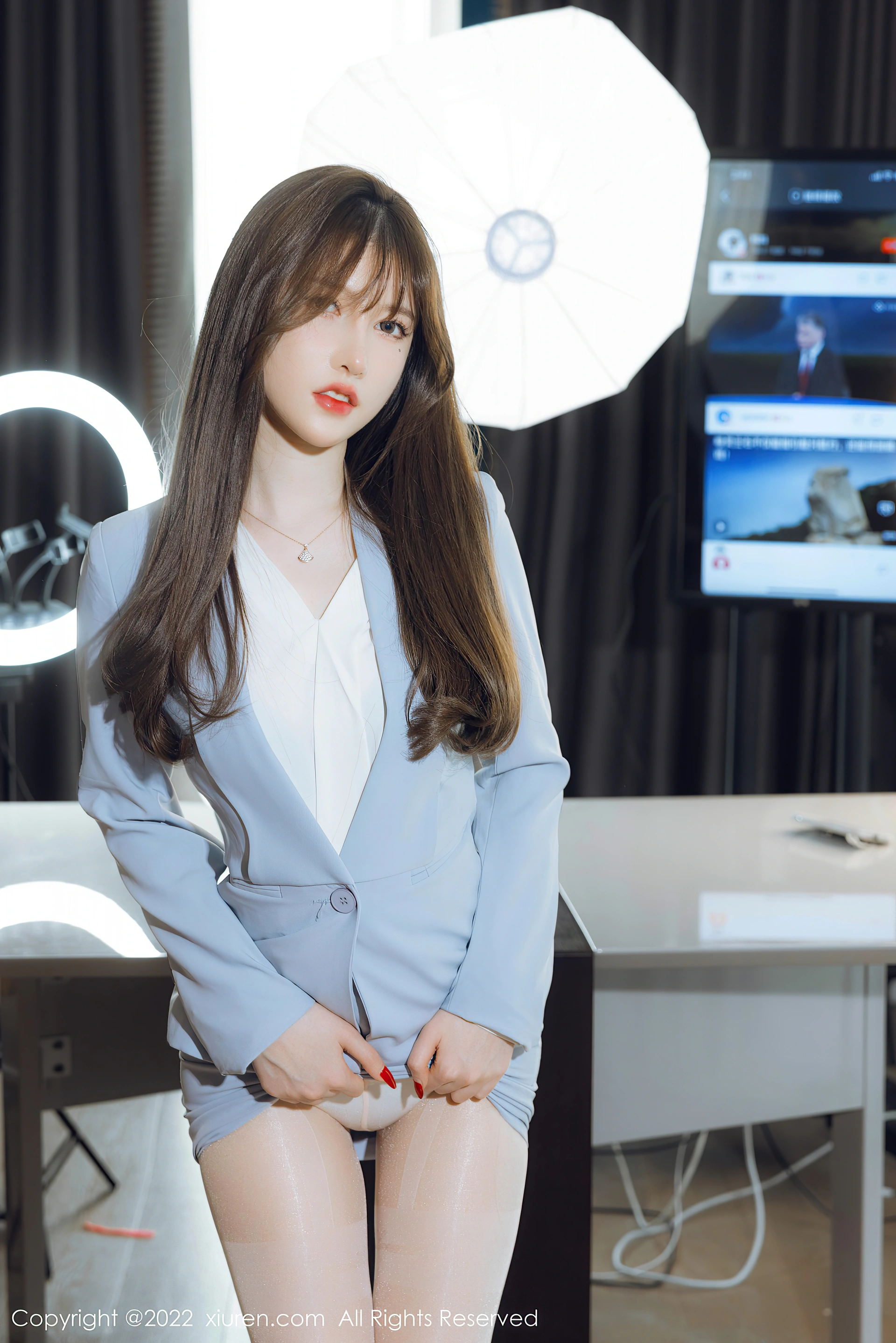 XiuRen秀人网 2022.03.02 No.4658 美桃酱 丝袜美臀[65+1P 591MB]