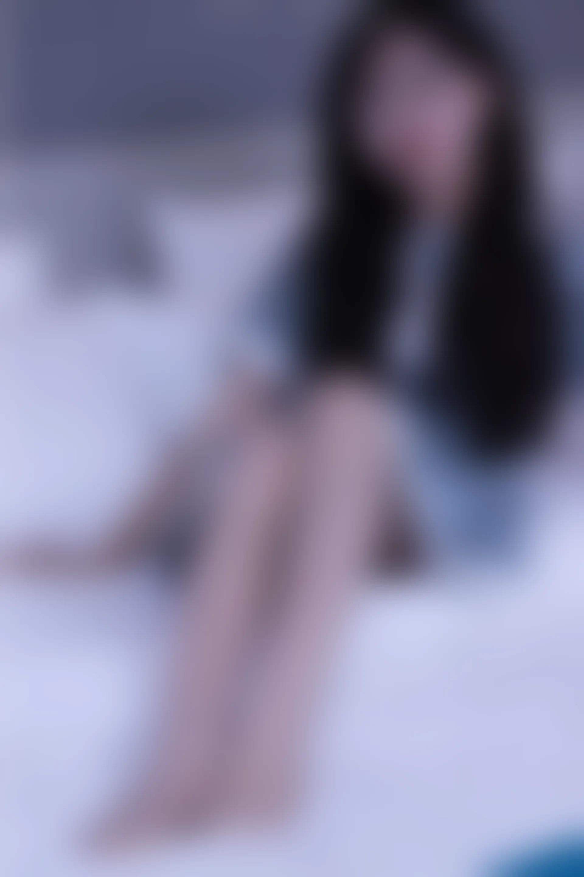 初夏女神 NO.019 雪糕~浅蓝色JK裙搭配小白鞋[135P-1V-4.3G]