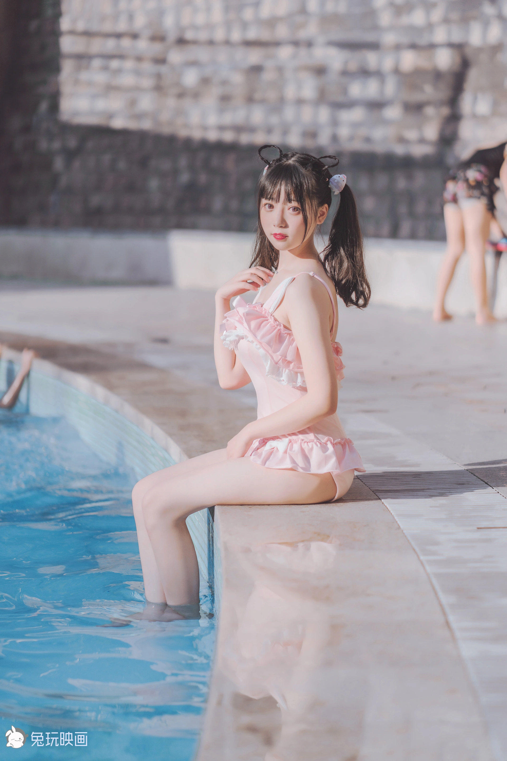 兔玩映画 夏日泳装 Vol.008 粉兔子 [41P-221MB]