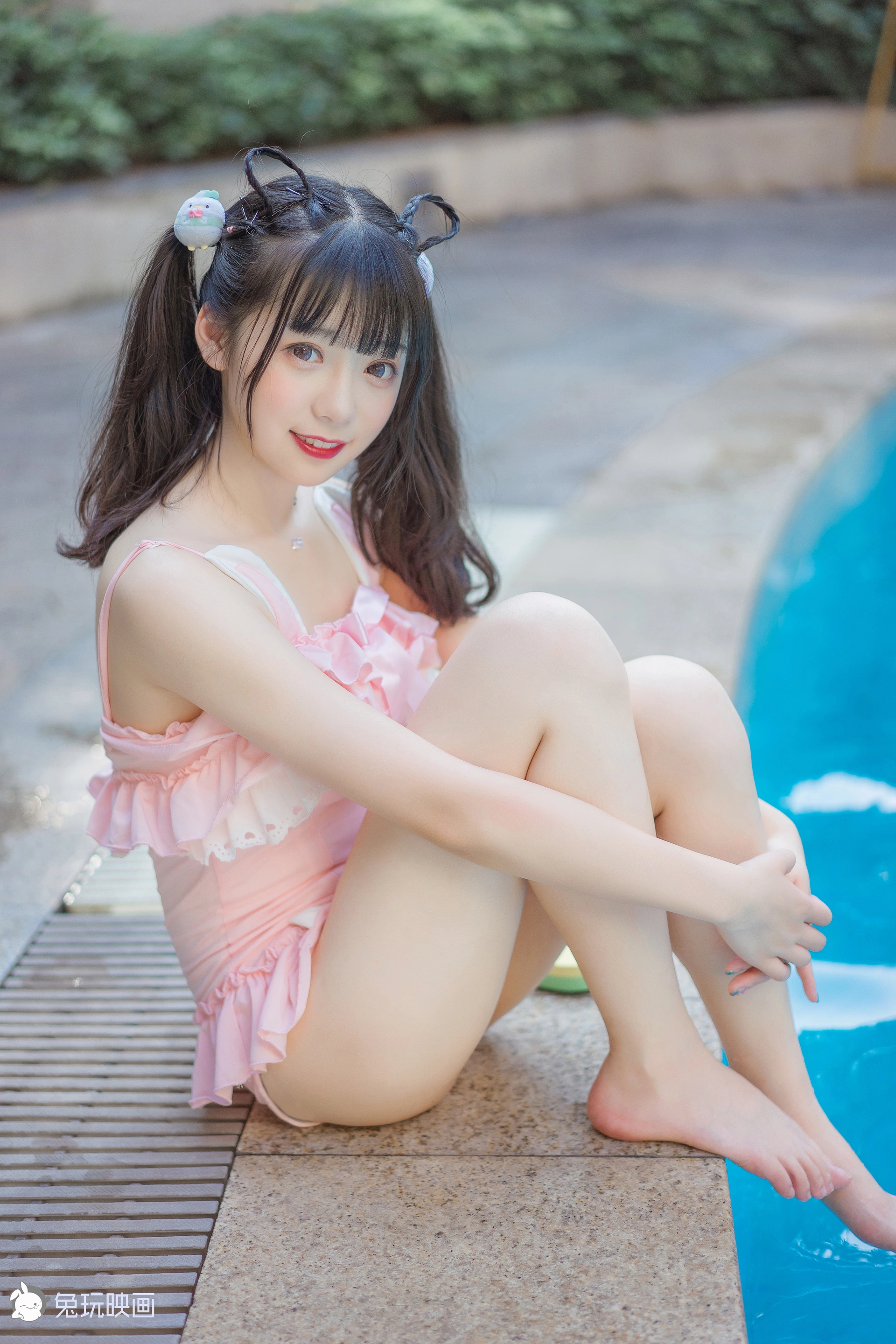 兔玩映画 夏日泳装 Vol.008 粉兔子 [41P-221MB]