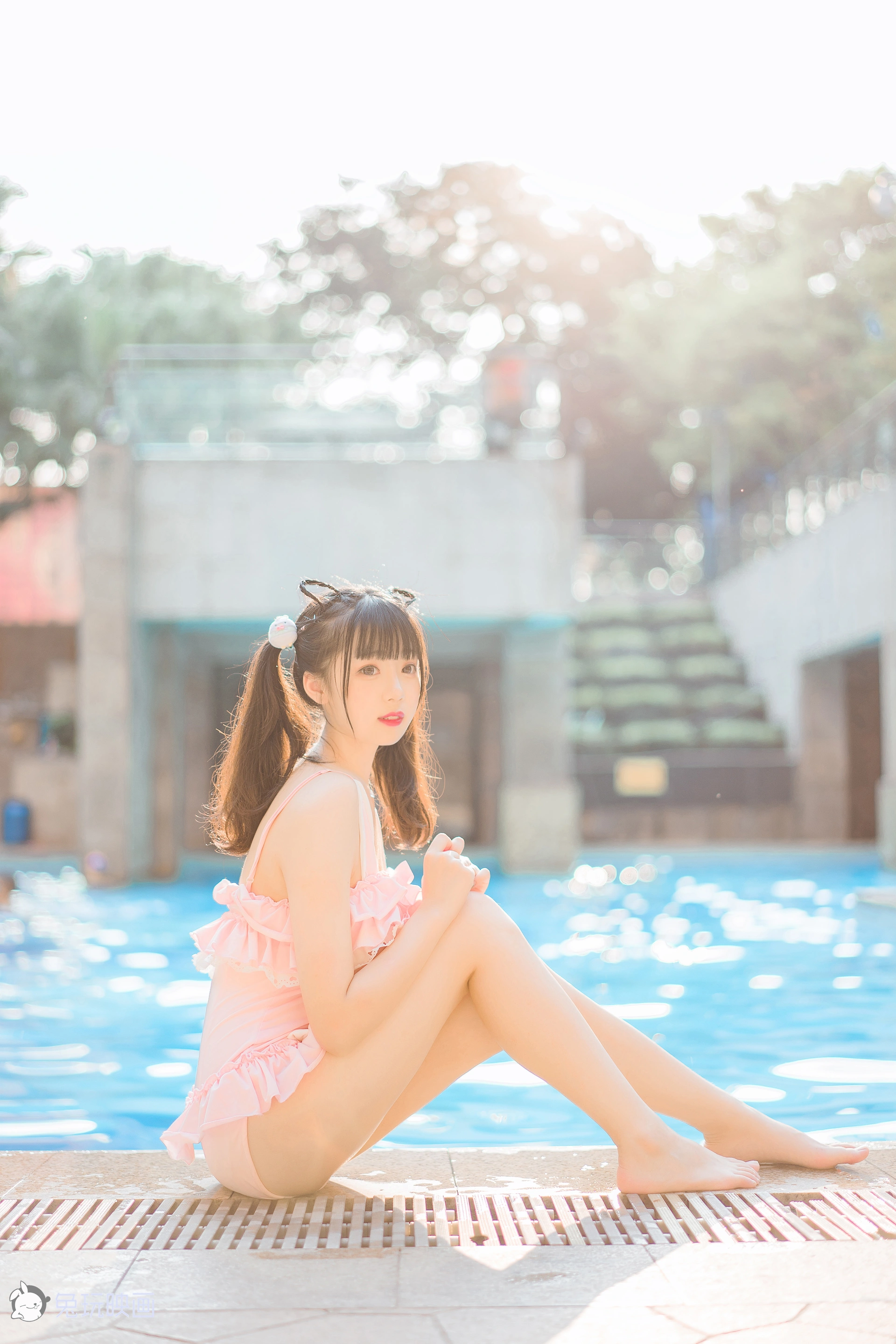 兔玩映画 夏日泳装 Vol.008 粉兔子 [41P-221MB]