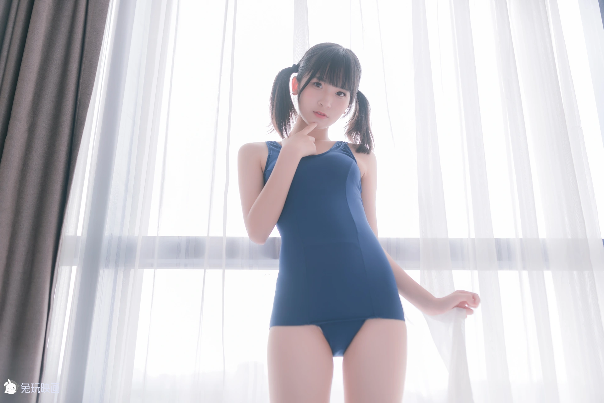 兔玩映画 夏日泳装 Vol.010 马尾辫 [47P-82MB]
