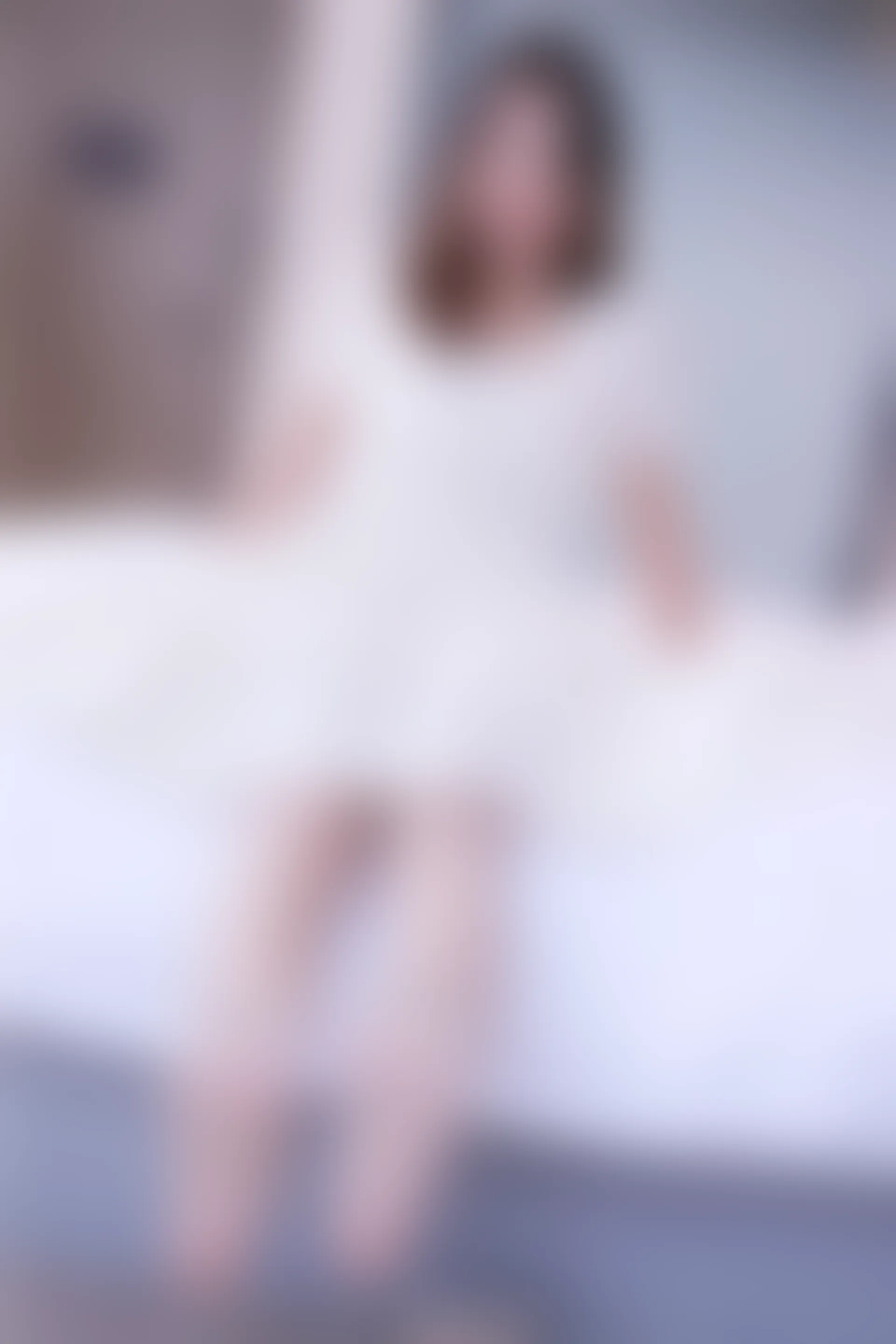 初夏女神 NO.015 依依~白色M码秋季连衣裙搭高跟鞋[137P-1V-4.17G]