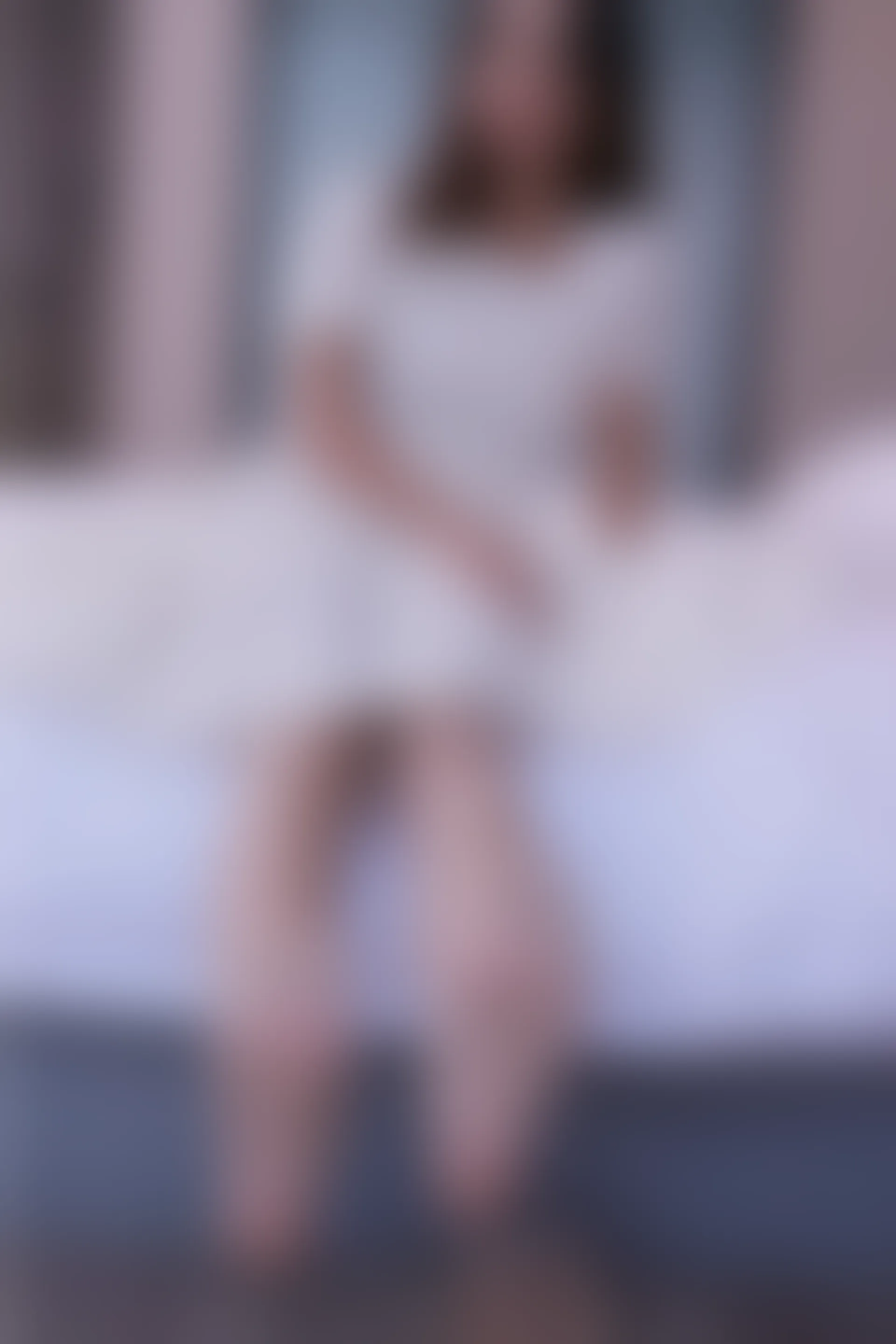 初夏女神 NO.015 依依~白色M码秋季连衣裙搭高跟鞋[137P-1V-4.17G]