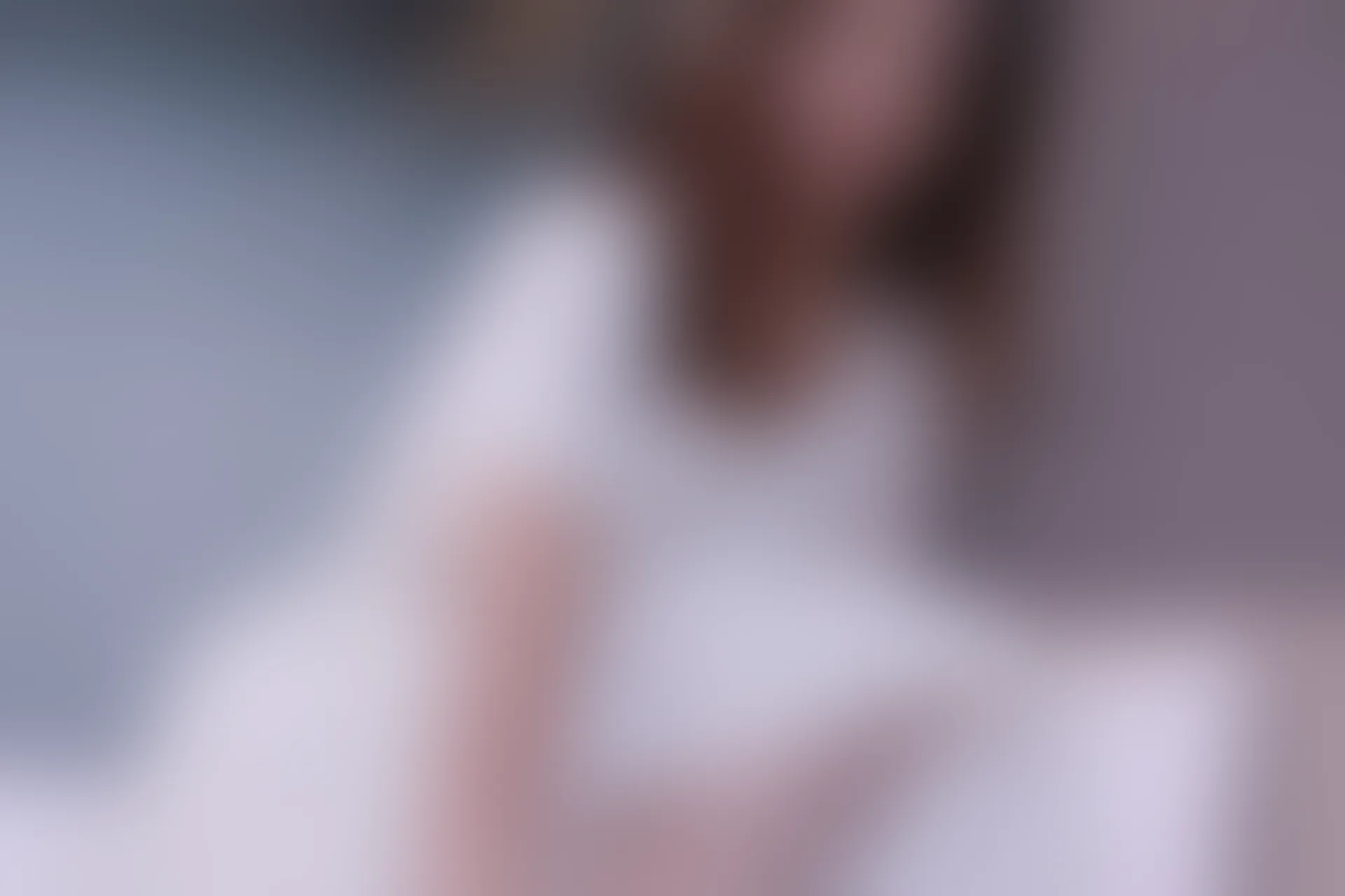 初夏女神 NO.015 依依~白色M码秋季连衣裙搭高跟鞋[137P-1V-4.17G]