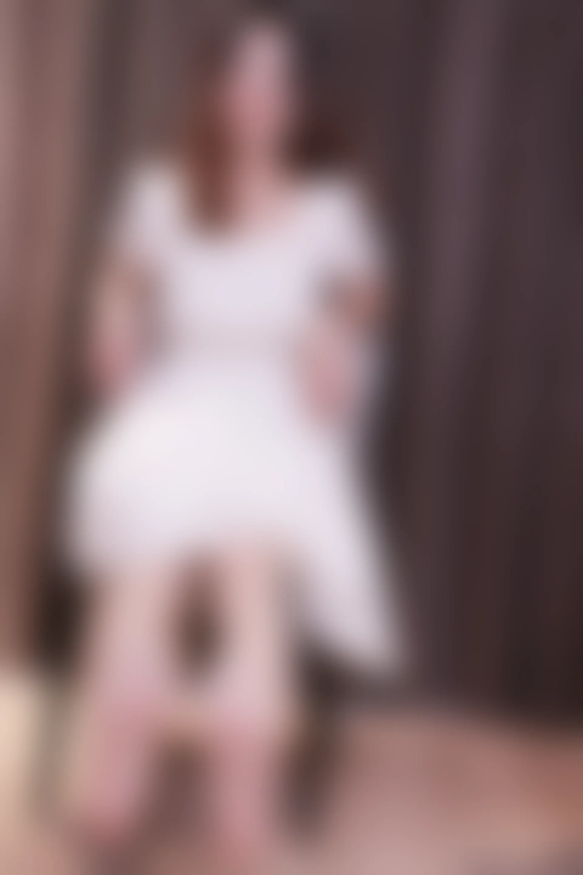 初夏女神 NO.015 依依~白色M码秋季连衣裙搭高跟鞋[137P-1V-4.17G]