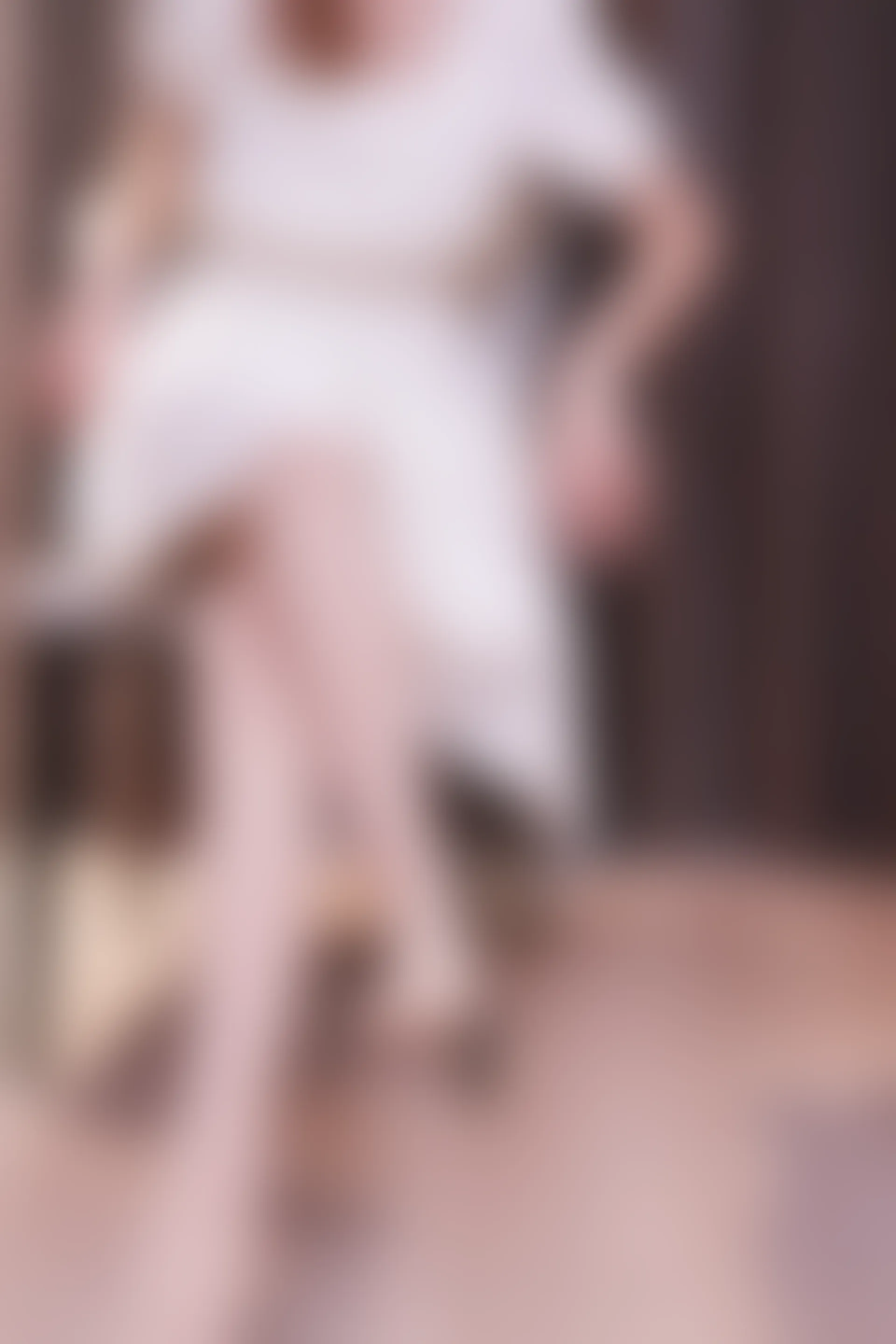 初夏女神 NO.015 依依~白色M码秋季连衣裙搭高跟鞋[137P-1V-4.17G]