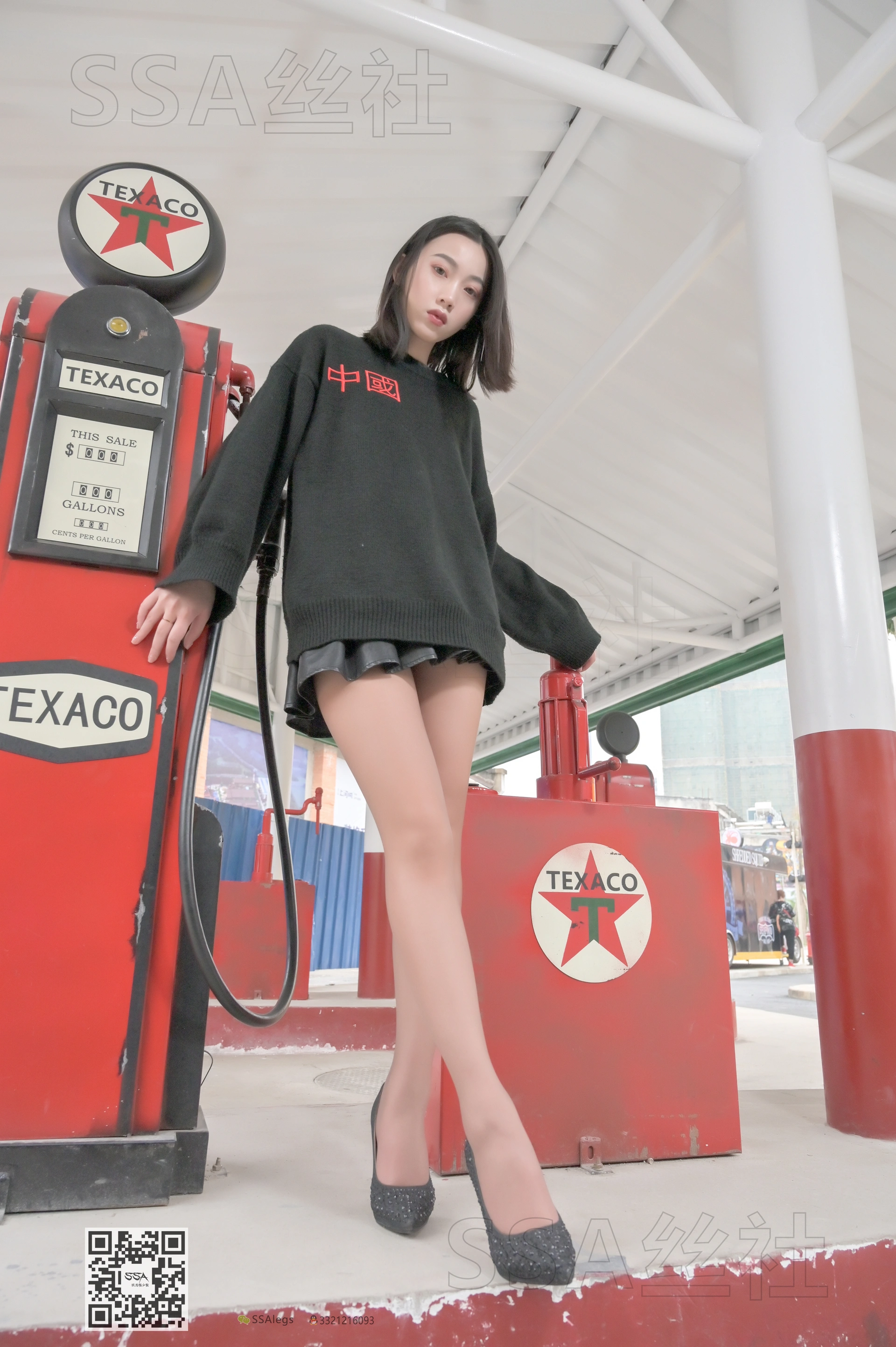 SSA丝社 超清写真 NO.095 大大 腿模大大街拍[133P-1.68GB]