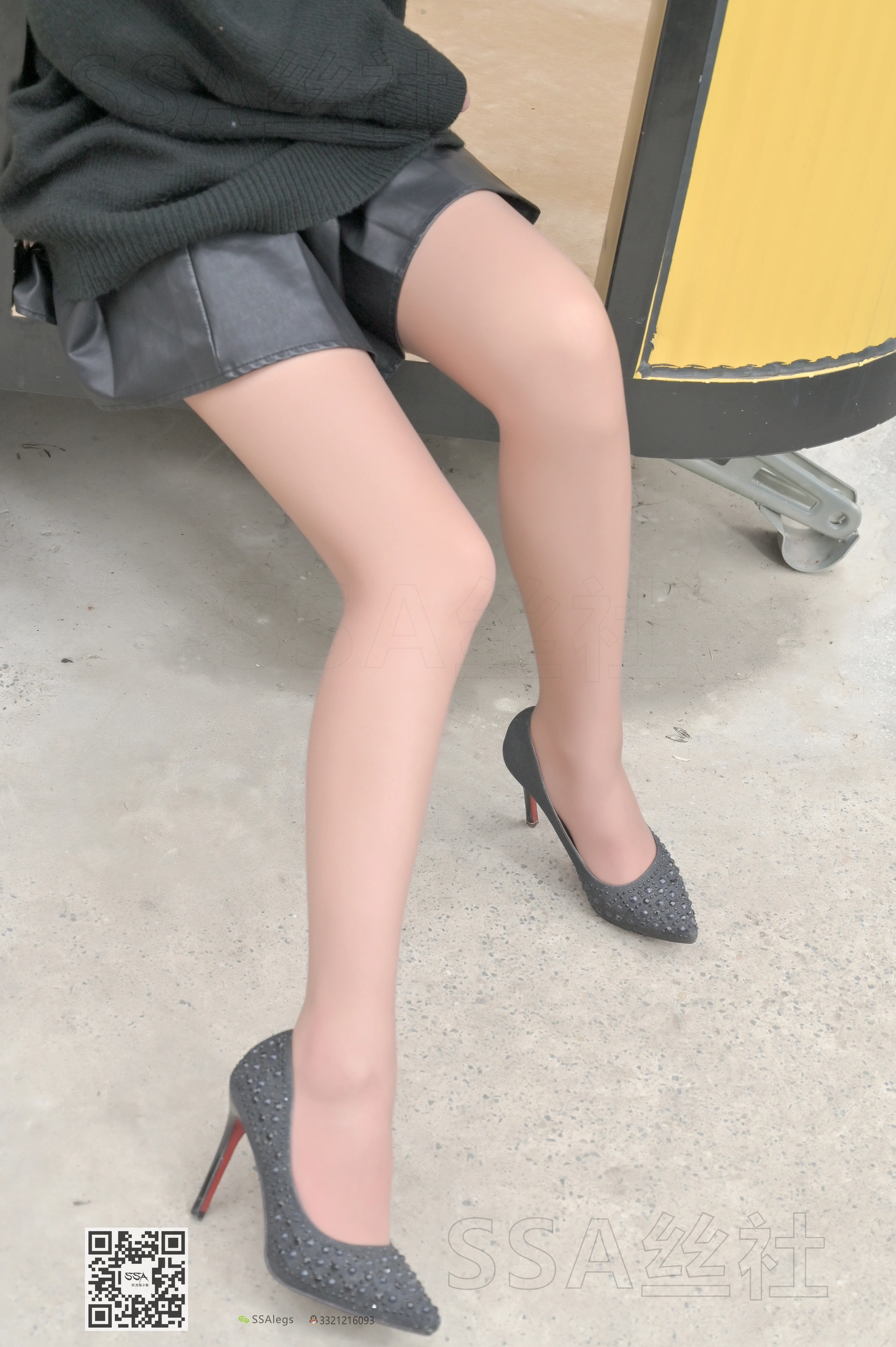 SSA丝社 超清写真 NO.095 大大 腿模大大街拍[133P-1.68GB]