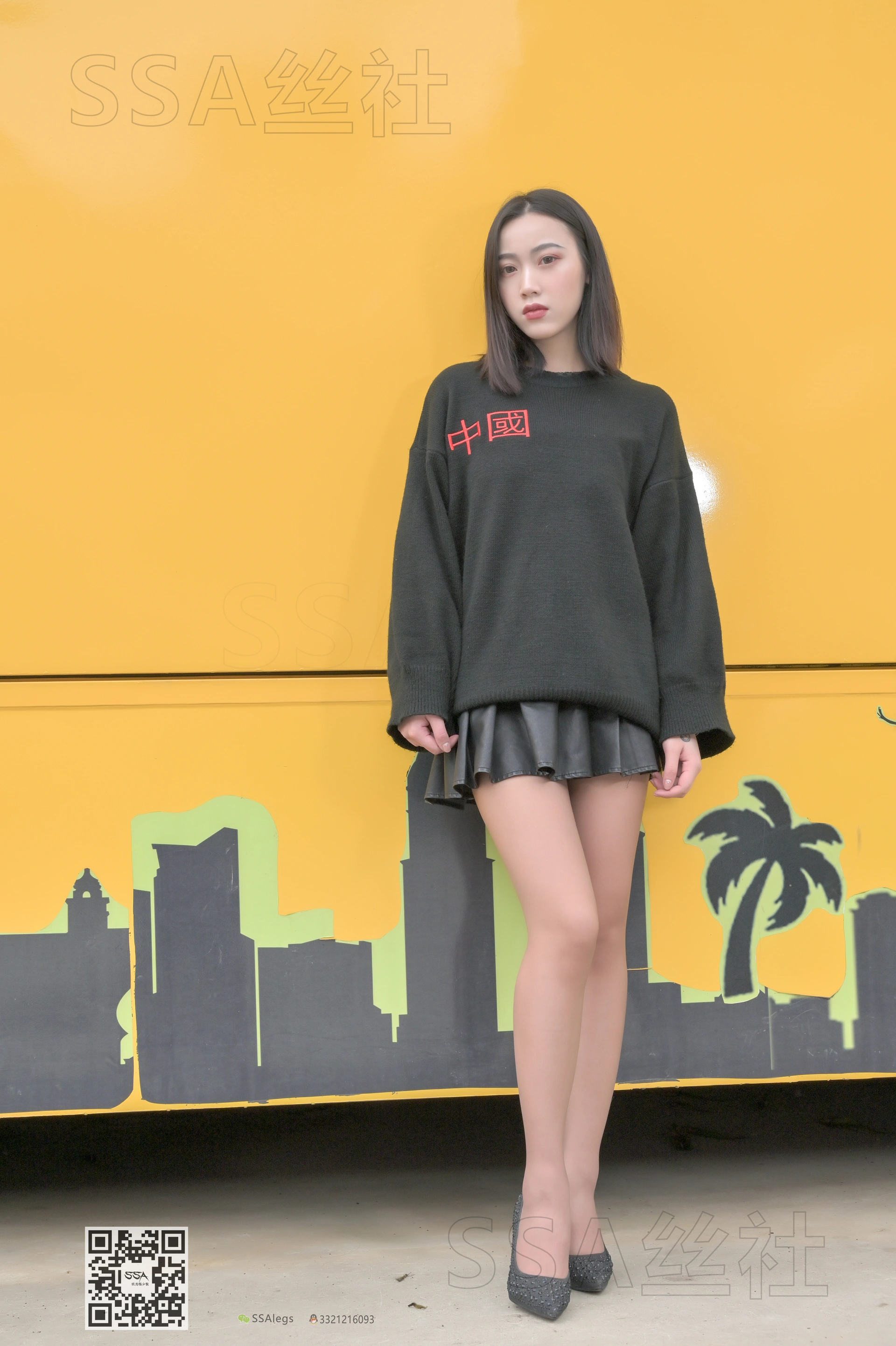 SSA丝社 超清写真 NO.095 大大 腿模大大街拍[133P-1.68GB]