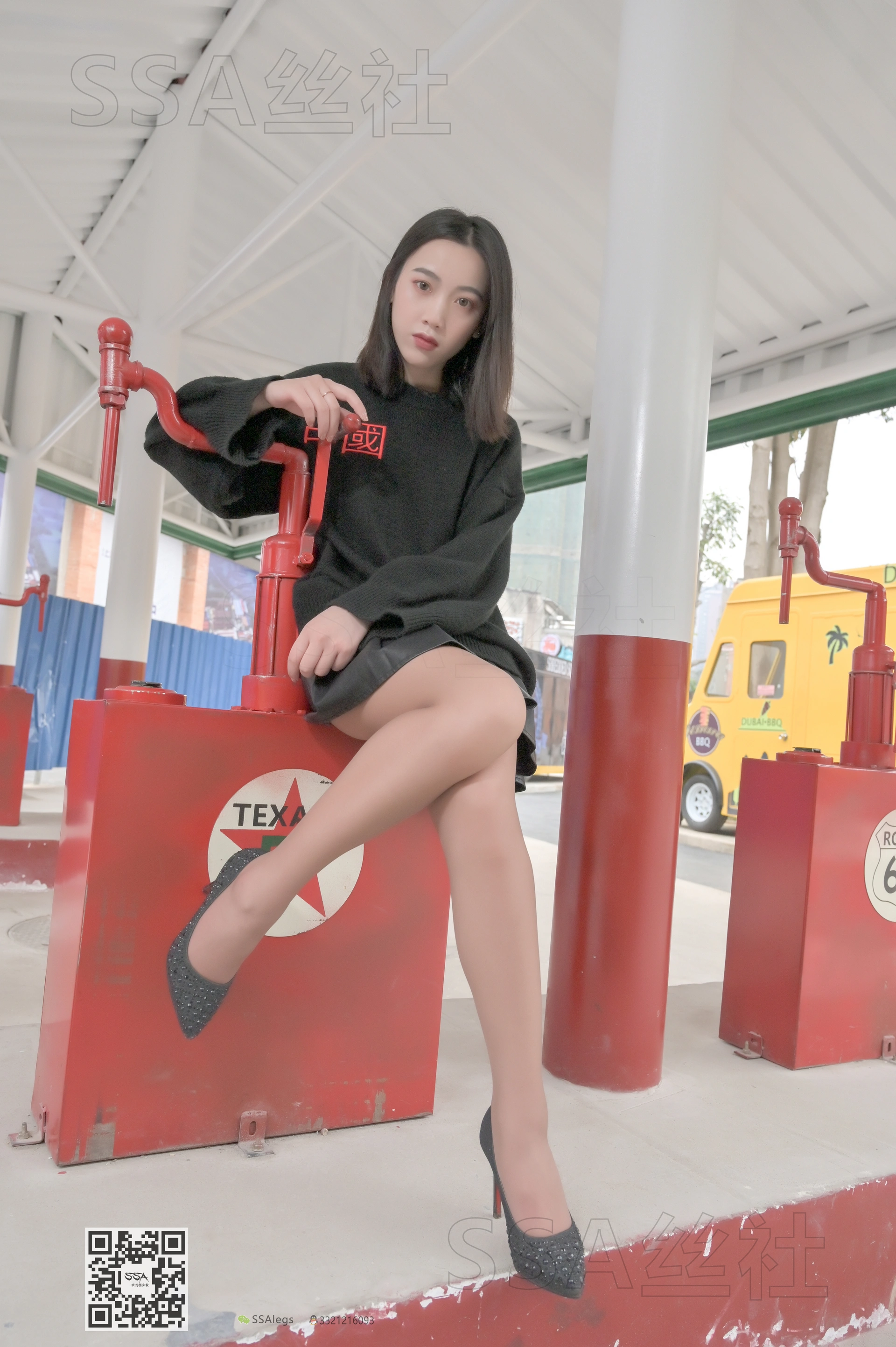SSA丝社 超清写真 NO.095 大大 腿模大大街拍[133P-1.68GB]