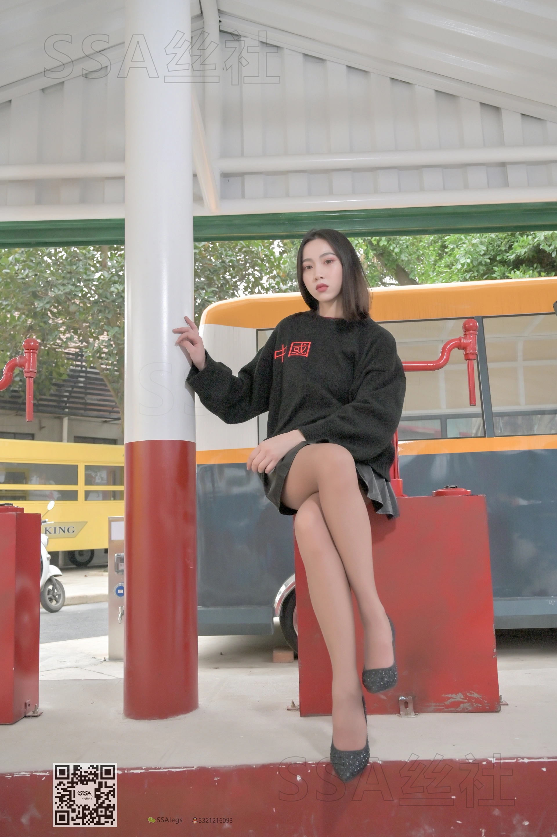 SSA丝社 超清写真 NO.095 大大 腿模大大街拍[133P-1.68GB]