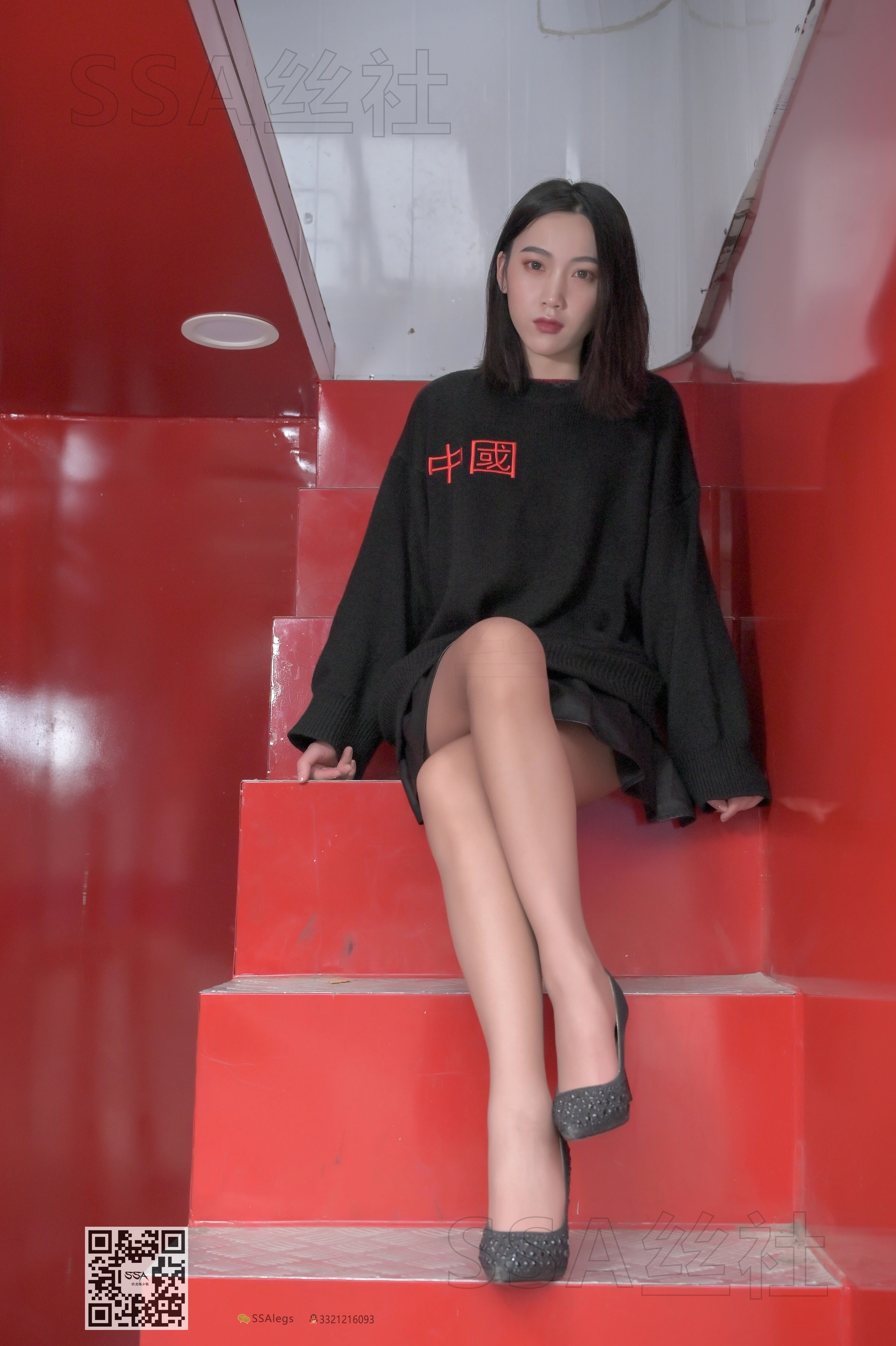 SSA丝社 超清写真 NO.095 大大 腿模大大街拍[133P-1.68GB]