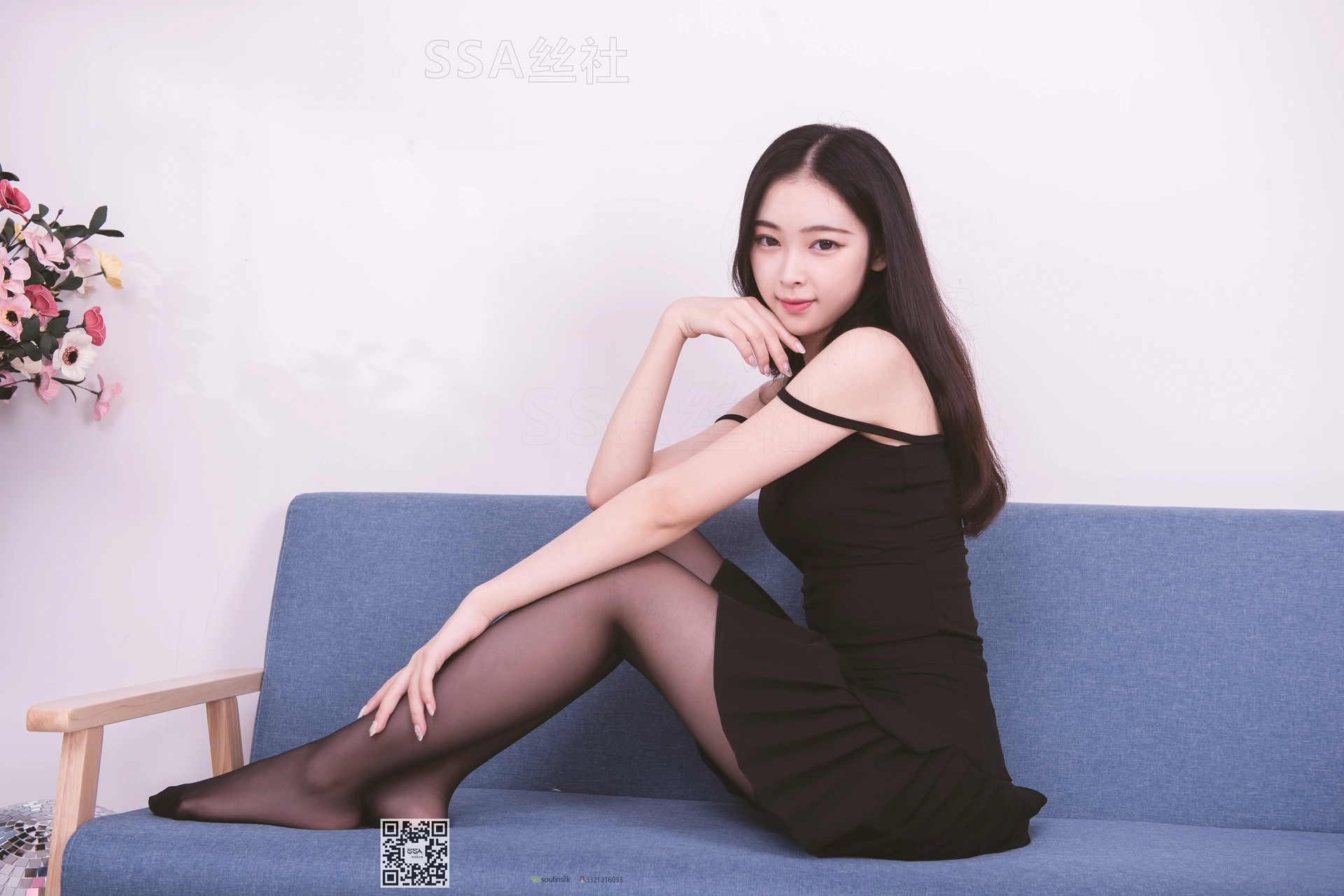 SSA丝社 超清写真 NO.122 文娟 无法抵挡的黑色脚尖加固丝袜[129P-1.25GB]