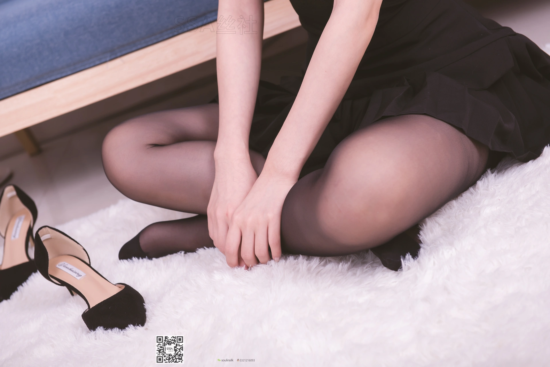 SSA丝社 超清写真 NO.122 文娟 无法抵挡的黑色脚尖加固丝袜[129P-1.25GB]