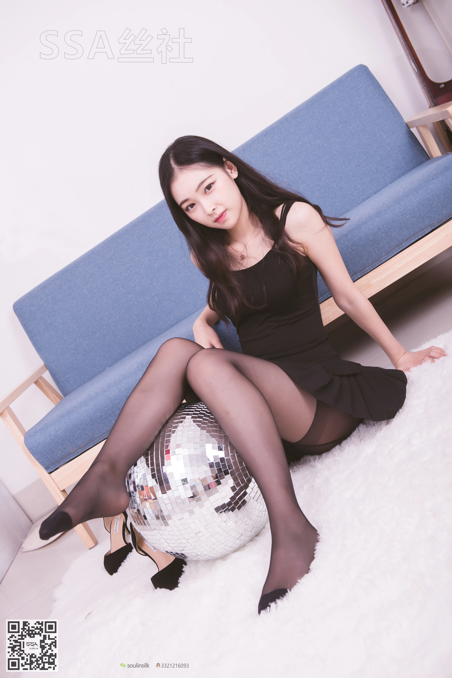 SSA丝社 超清写真 NO.122 文娟 无法抵挡的黑色脚尖加固丝袜[129P-1.25GB]