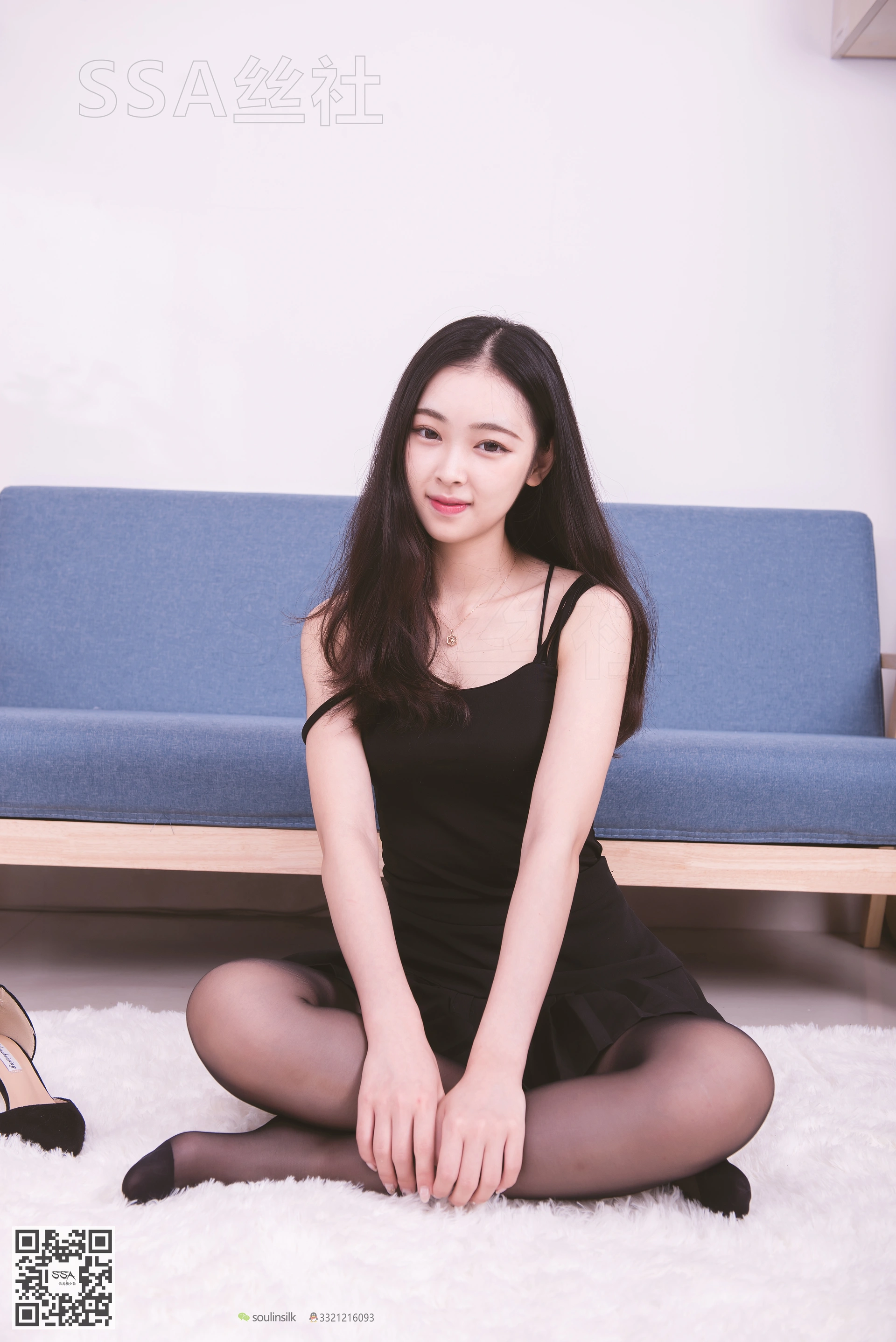SSA丝社 超清写真 NO.122 文娟 无法抵挡的黑色脚尖加固丝袜[129P-1.25GB]