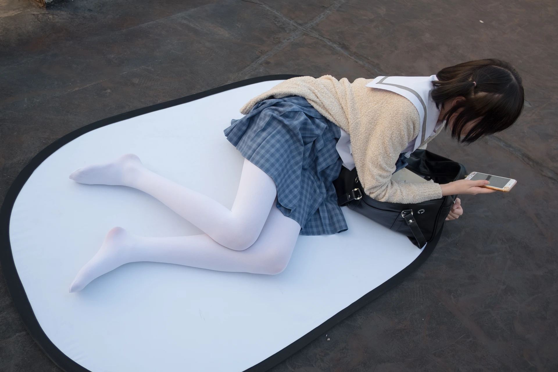 森萝财团 SSR-001 [74P-490M]Aika, 校服, 森萝财团, 白丝