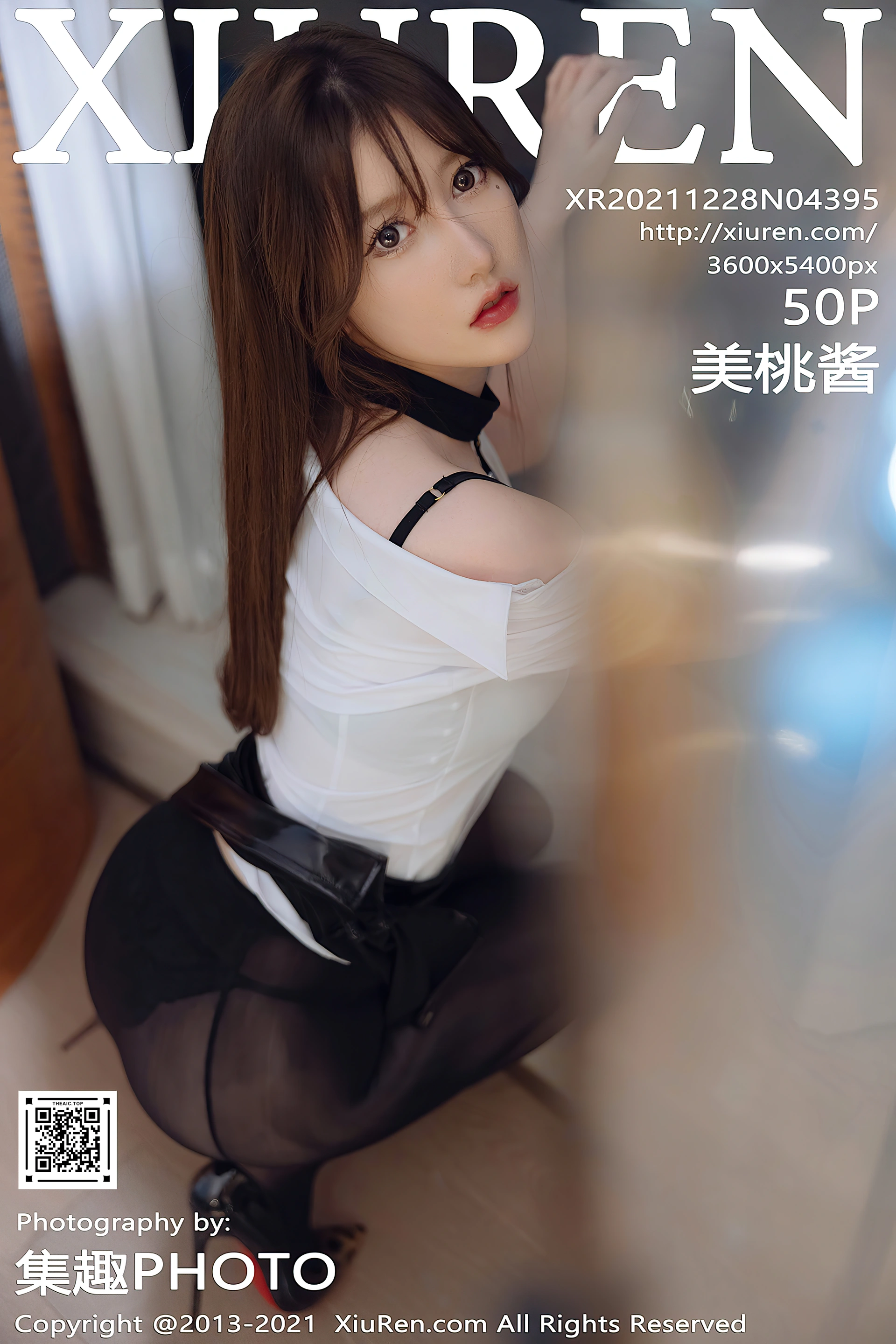 XiuRen秀人网 2021.12.28 No.4395 美桃酱 黑丝清纯[51+1P 517MB]