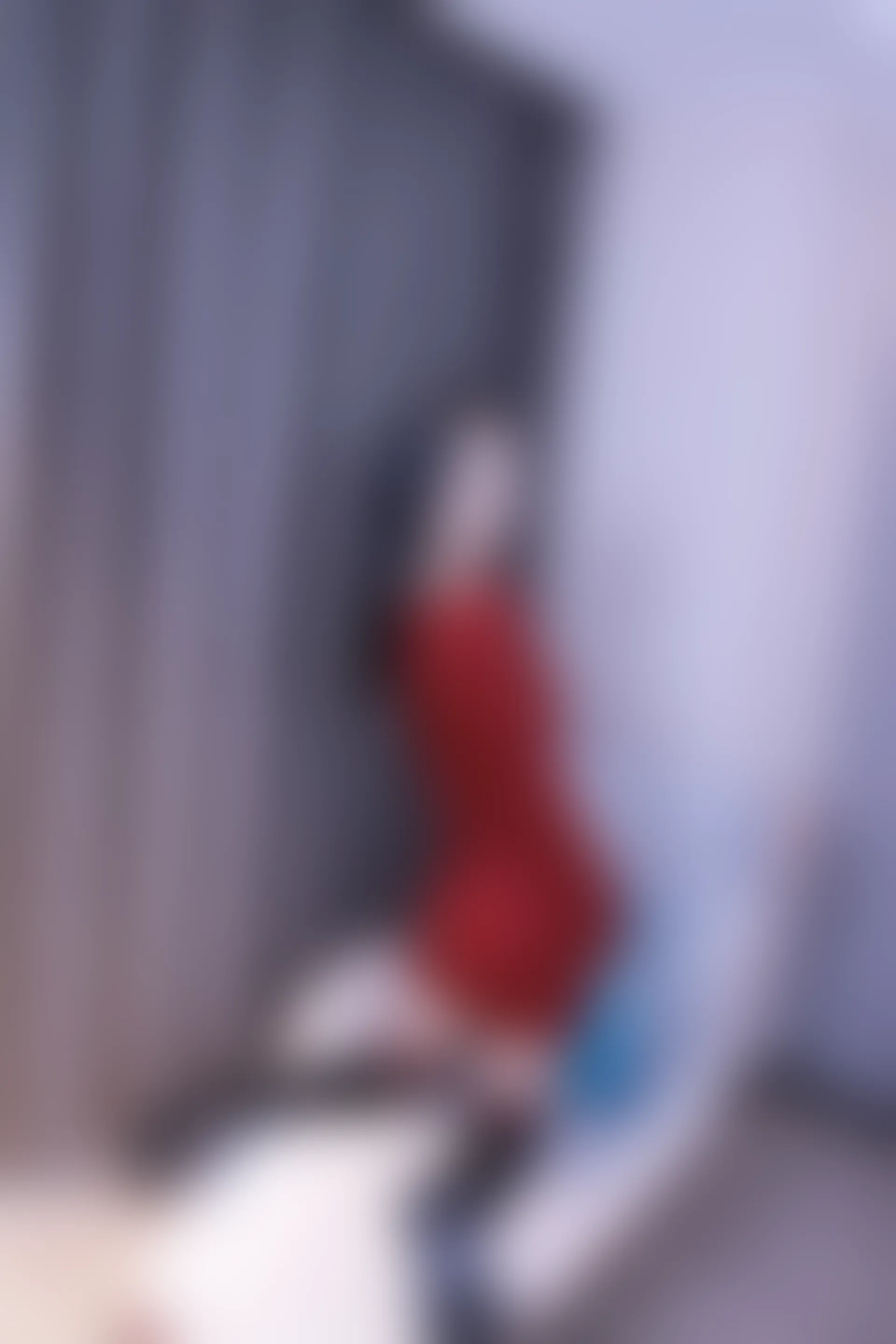 初夏女神 NO.006 依依 M码酒红连衣裙搭黑色长靴[140P+1V／6.76GB]