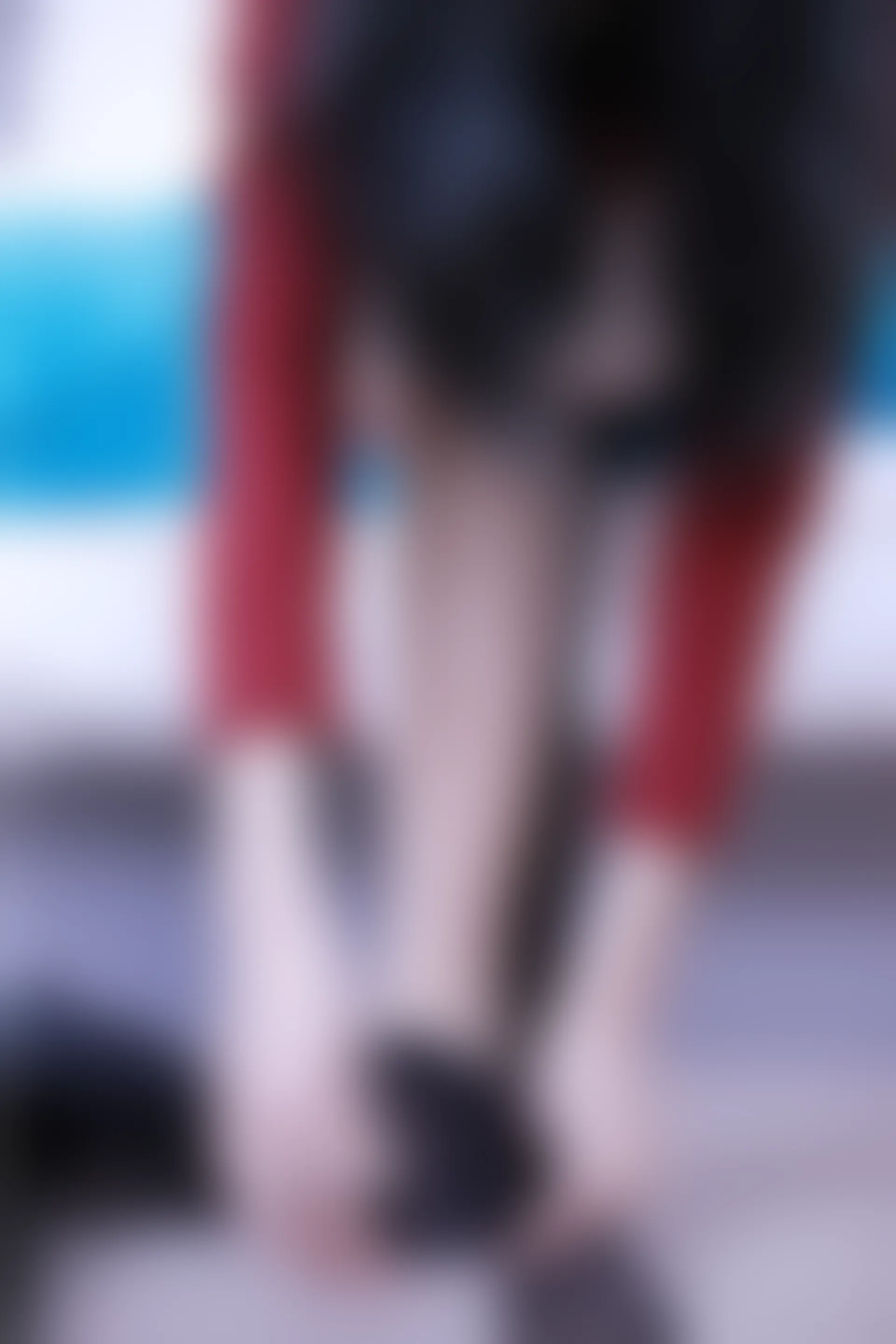 初夏女神 NO.006 依依 M码酒红连衣裙搭黑色长靴[140P+1V／6.76GB]