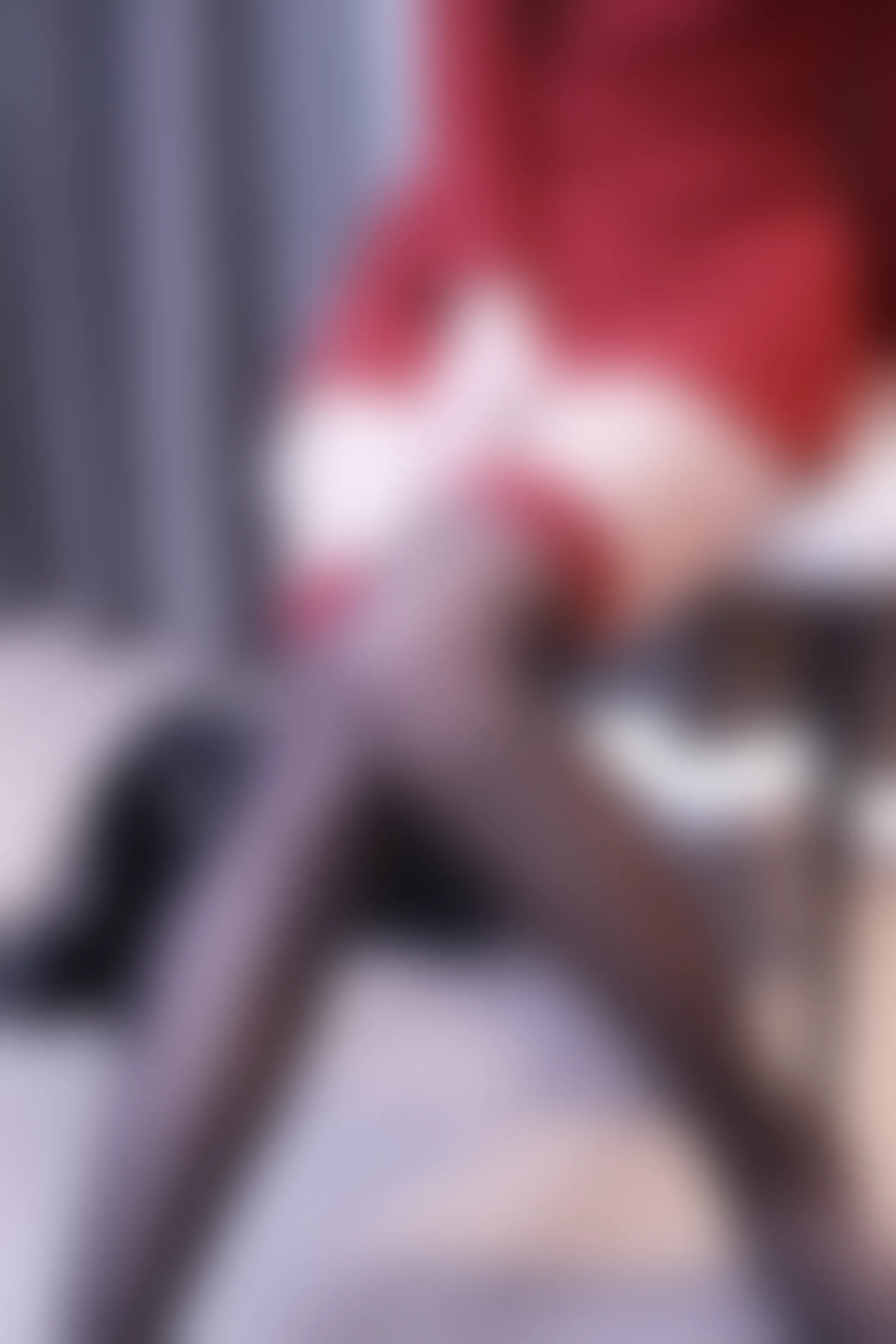 初夏女神 NO.006 依依 M码酒红连衣裙搭黑色长靴[140P+1V／6.76GB]