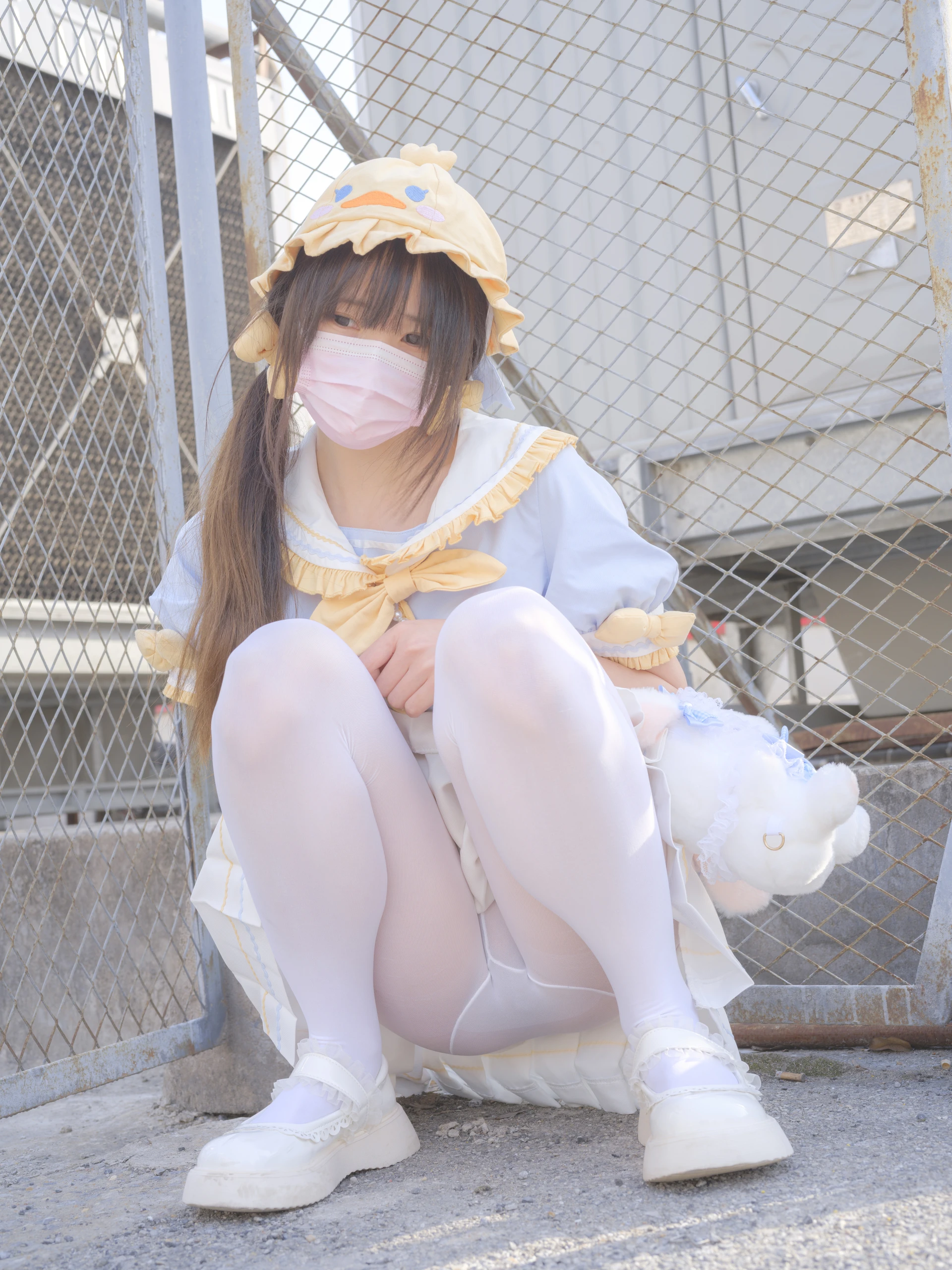 森萝财团 春雪-07E 4K 双马尾白丝可爱JK制服 [115P1V-6.64GB