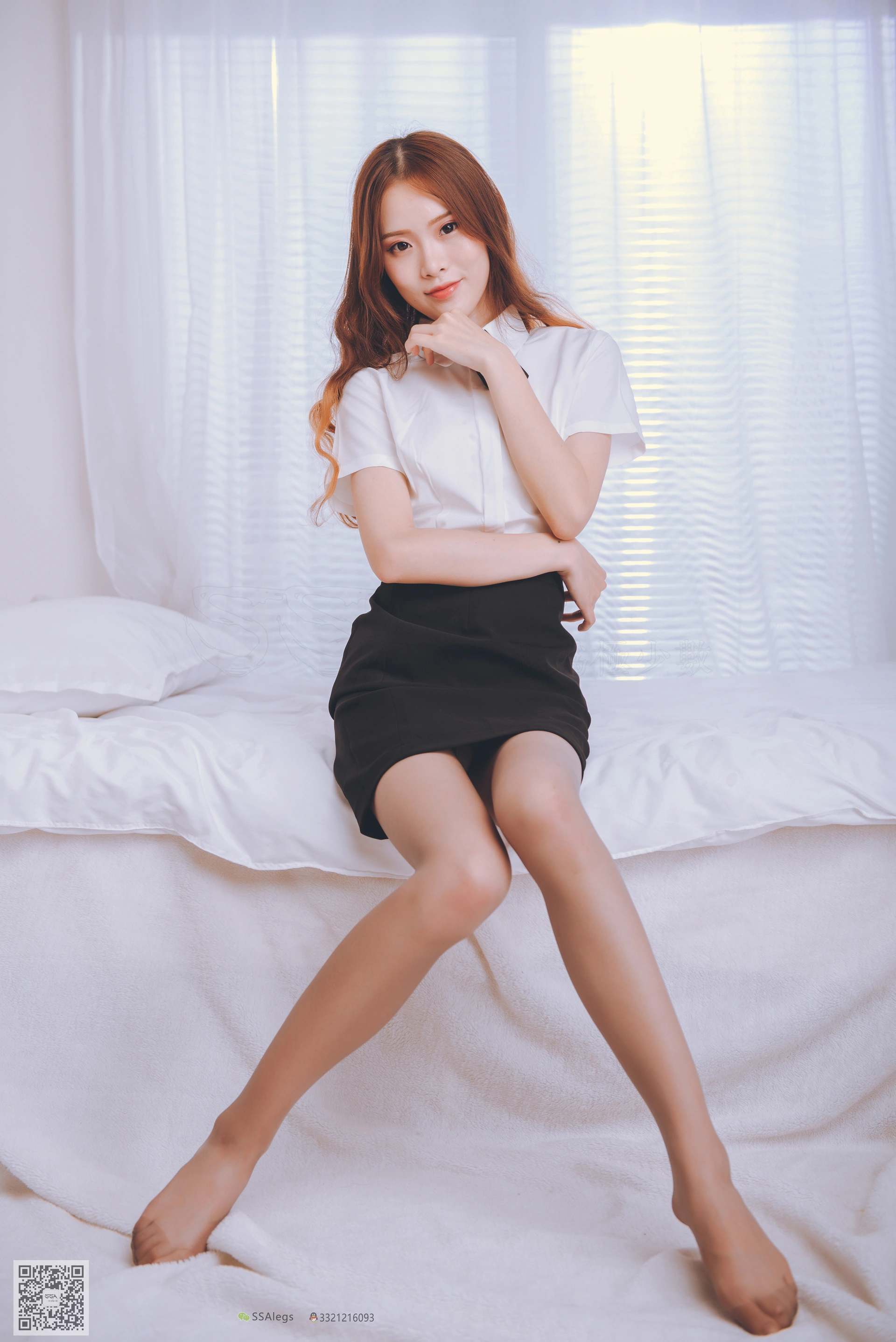 SSA丝社 超清写真 NO.020 琪琪 女秘书闺房灰丝袜[99P／845MB]