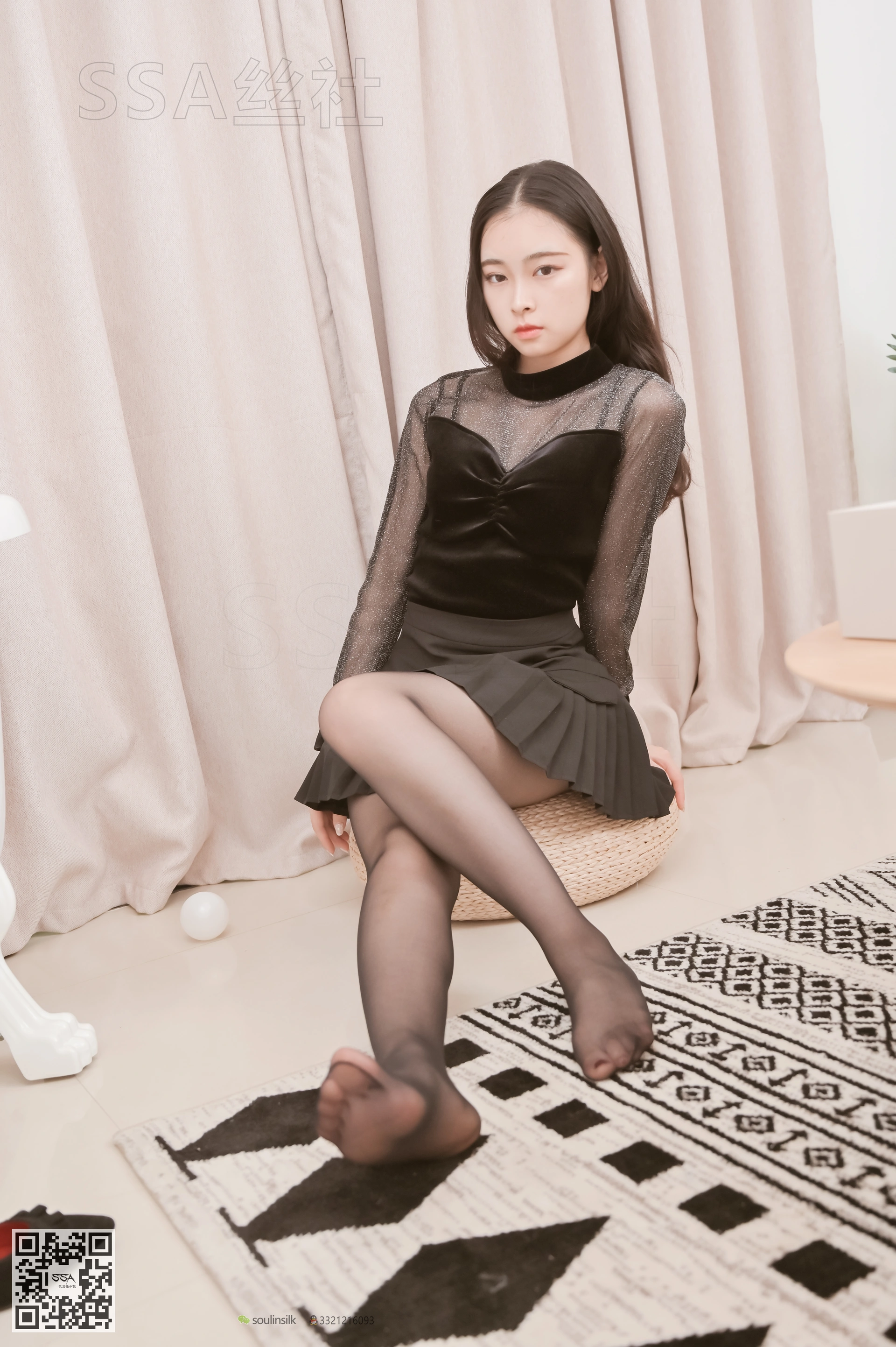 SSA丝社 超清写真 NO.112 文娟 腿模文娟教你室内拍摄[145P-1.05GB]