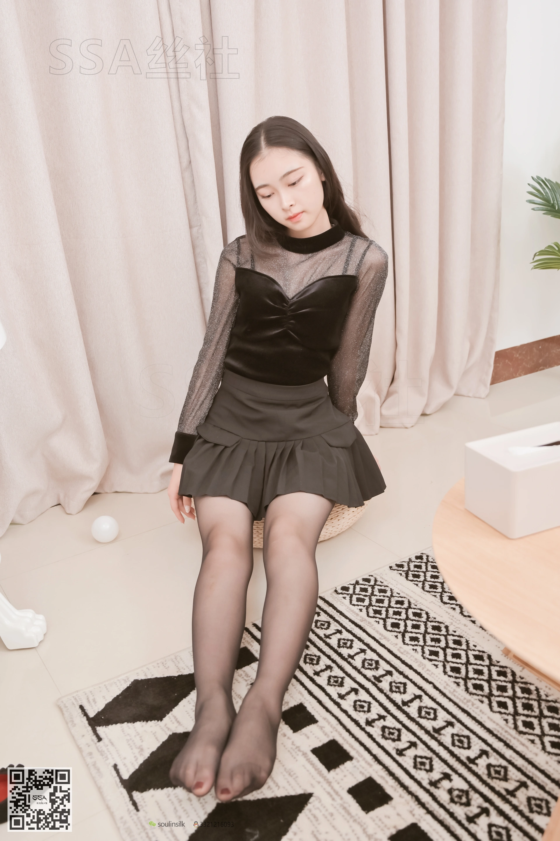 SSA丝社 超清写真 NO.112 文娟 腿模文娟教你室内拍摄[145P-1.05GB]