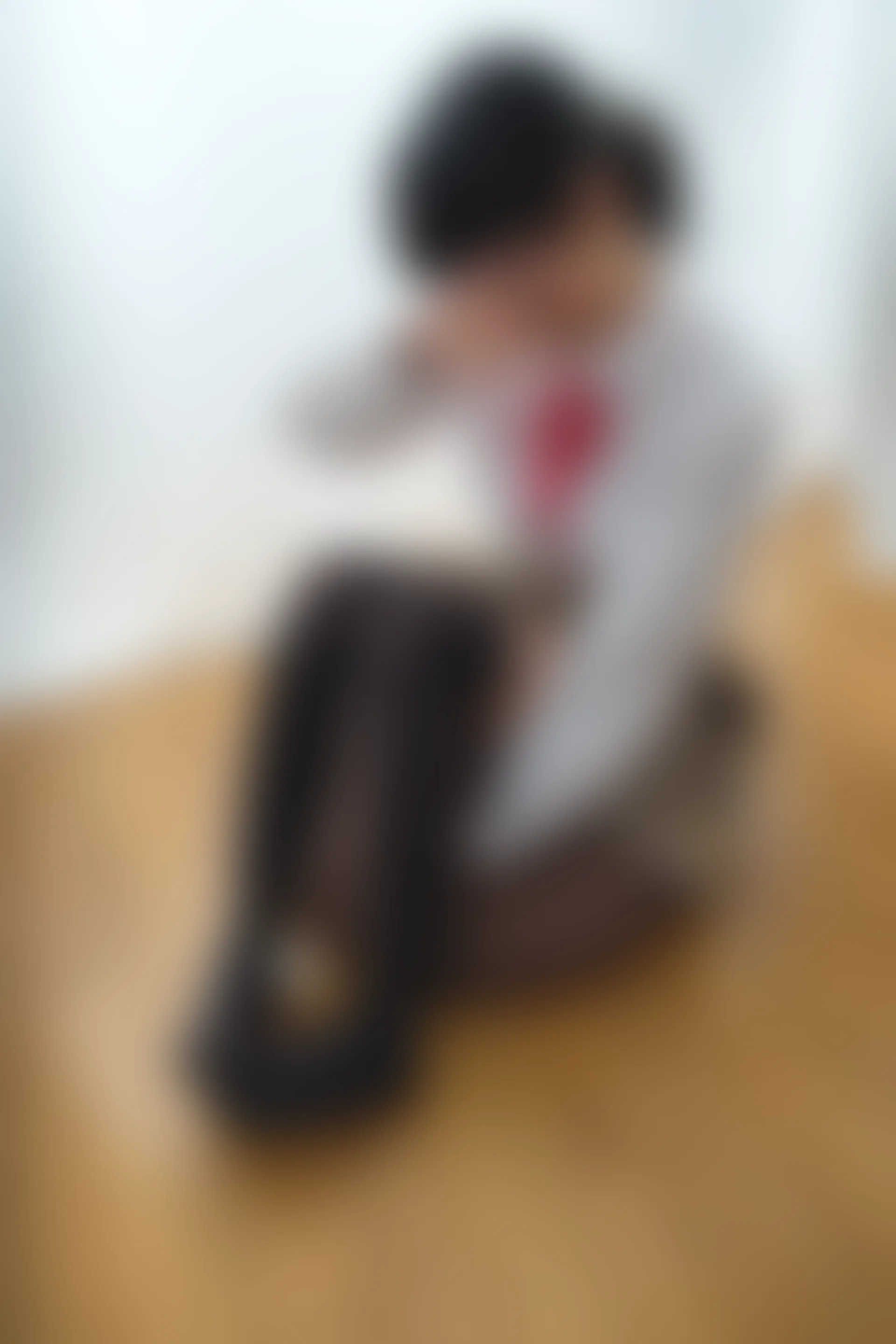喵写真 R15-005 [80P1V-969M]可爱, 喵写真, 学生装, 美腿, 黑丝