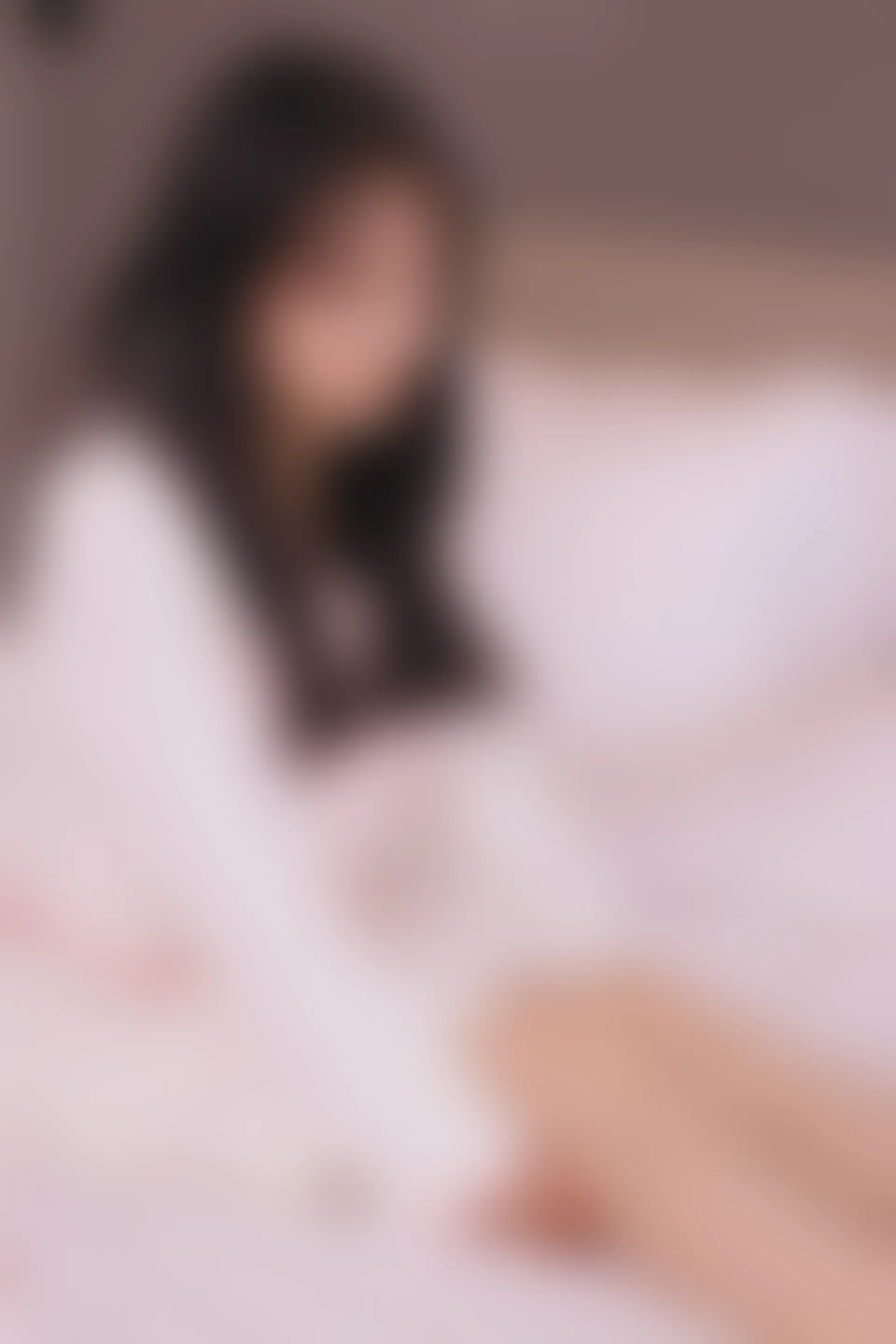 初夏女神 NO.012 沙沙~S码粉白色套搭配小白鞋[104P-1V-6.4G]