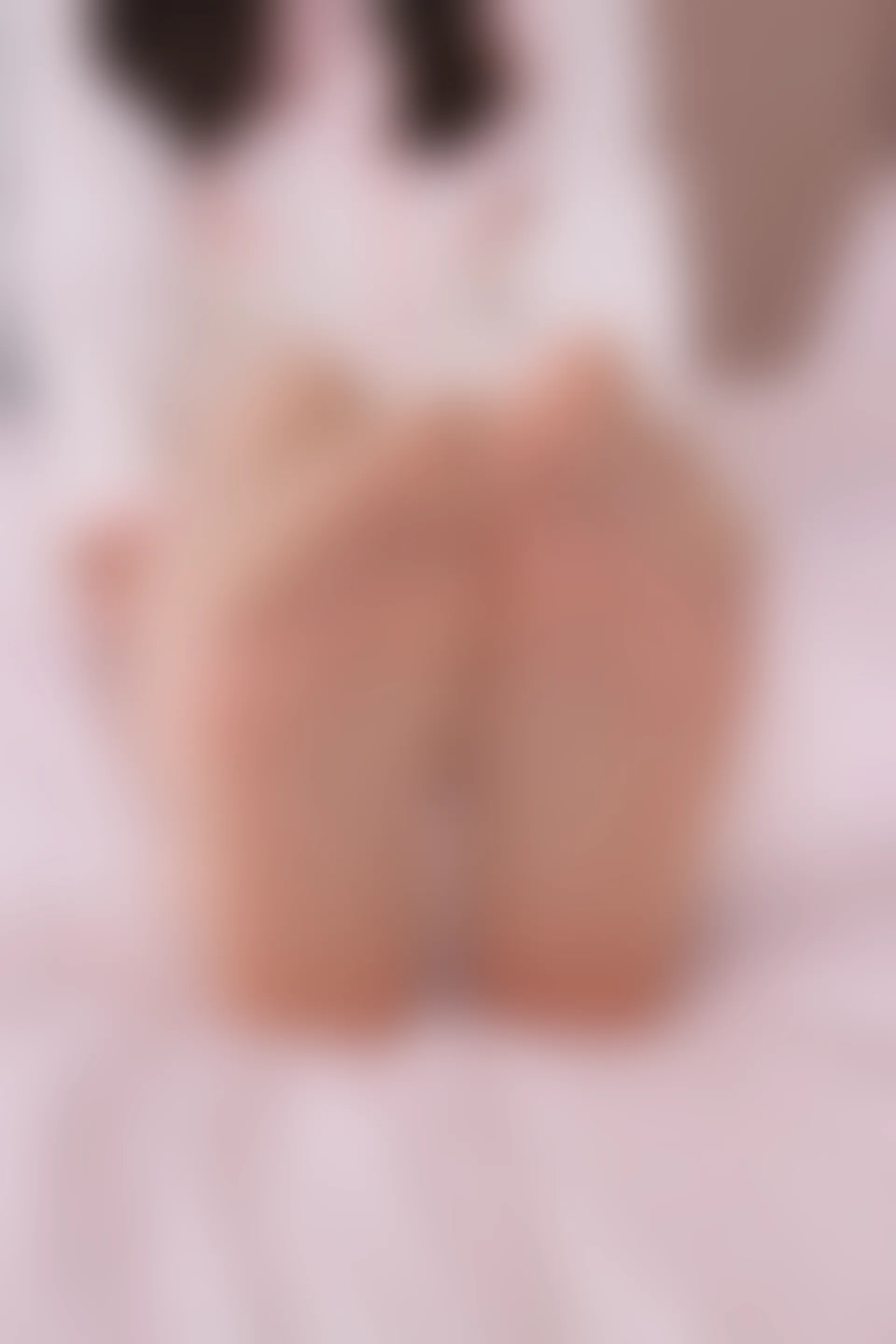 初夏女神 NO.012 沙沙~S码粉白色套搭配小白鞋[104P-1V-6.4G]