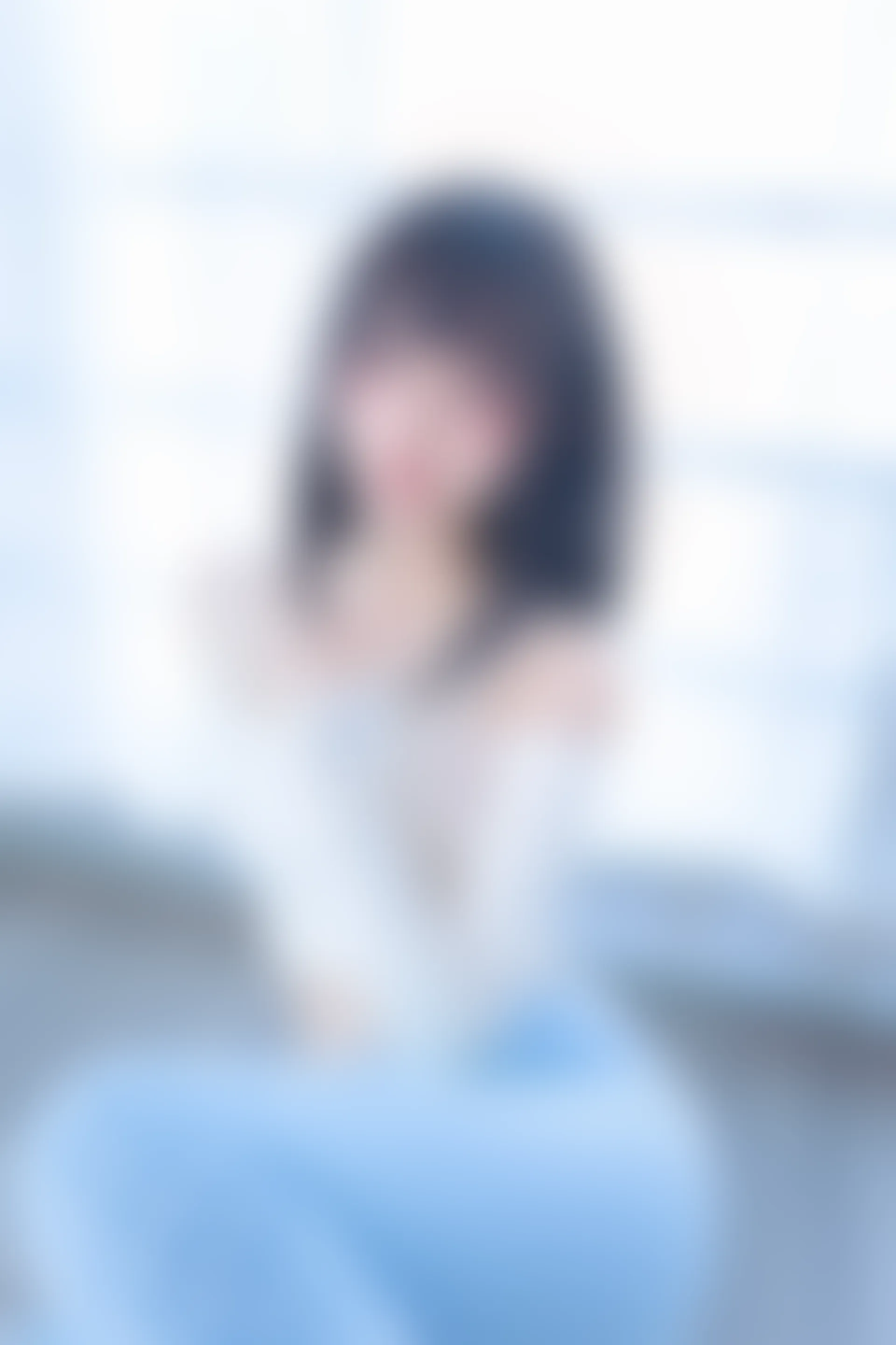 神楽坂真冬 第四季 序号7：《蓝白格》 [75P-170MB]内衣, 瑜伽服, 神楽坂真冬, 美腿, 美足