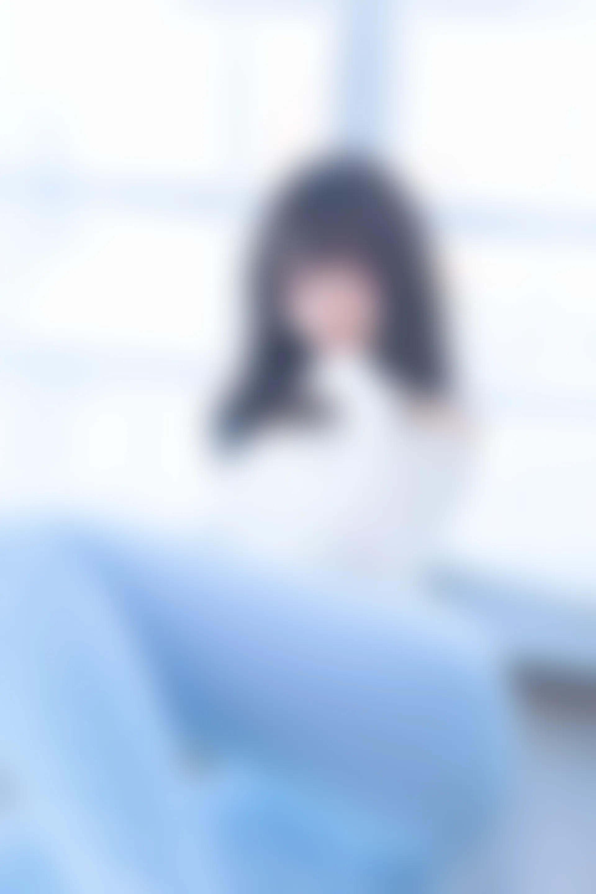 神楽坂真冬 第四季 序号7：《蓝白格》 [75P-170MB]内衣, 瑜伽服, 神楽坂真冬, 美腿, 美足
