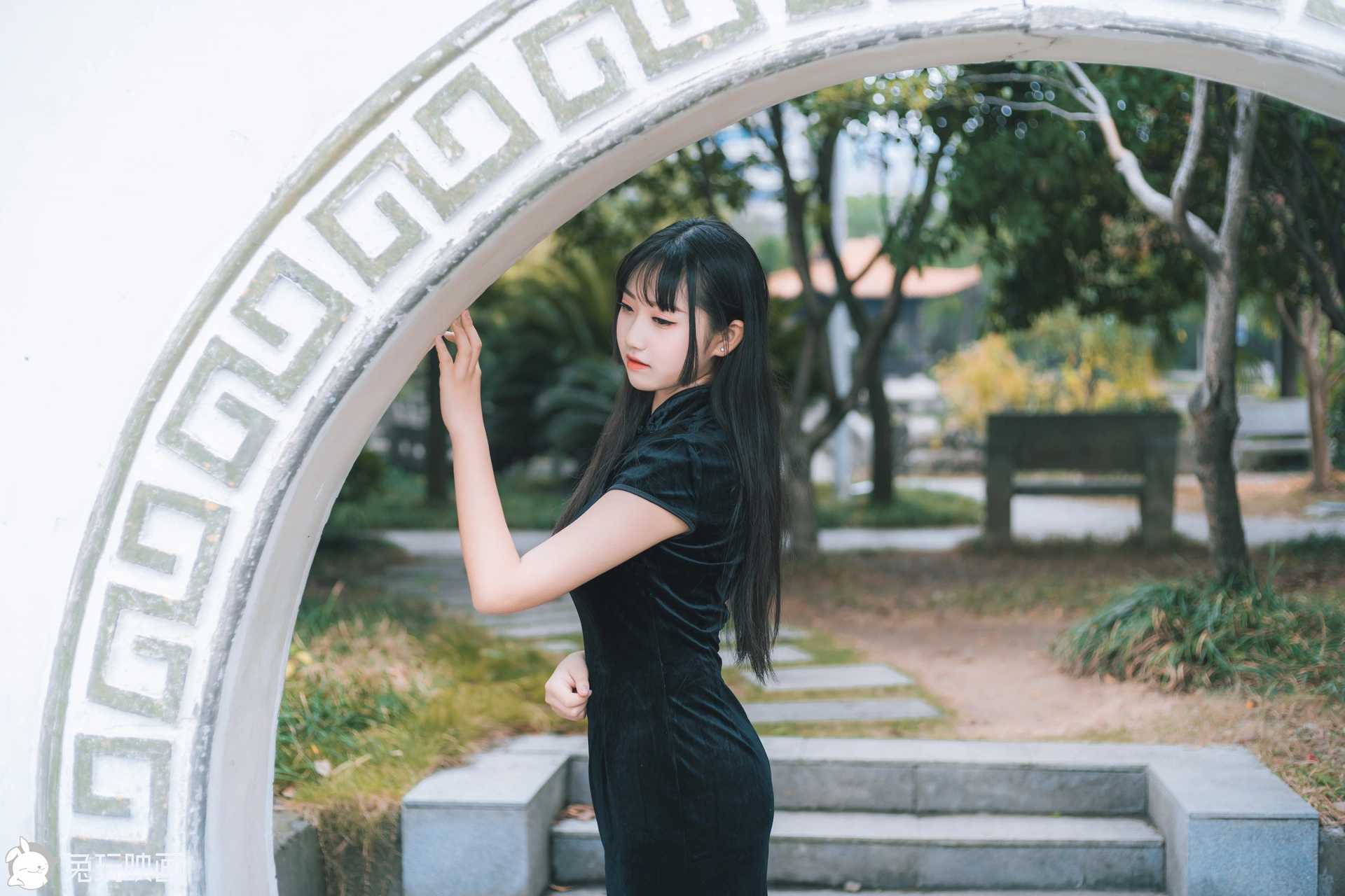 C45.006 黑色旗袍游园会 [40P-421MB]