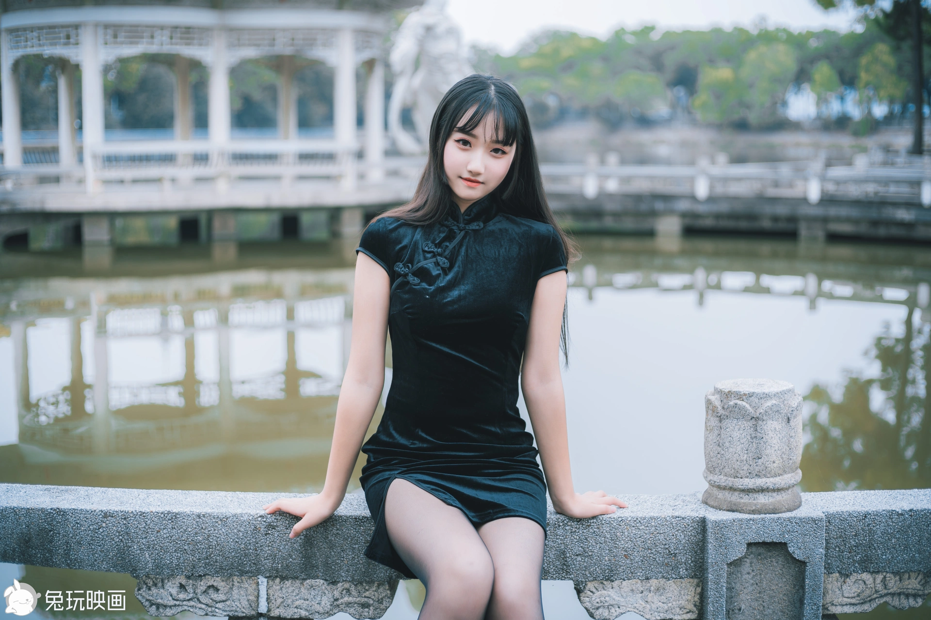 C45.006 黑色旗袍游园会 [40P-421MB]