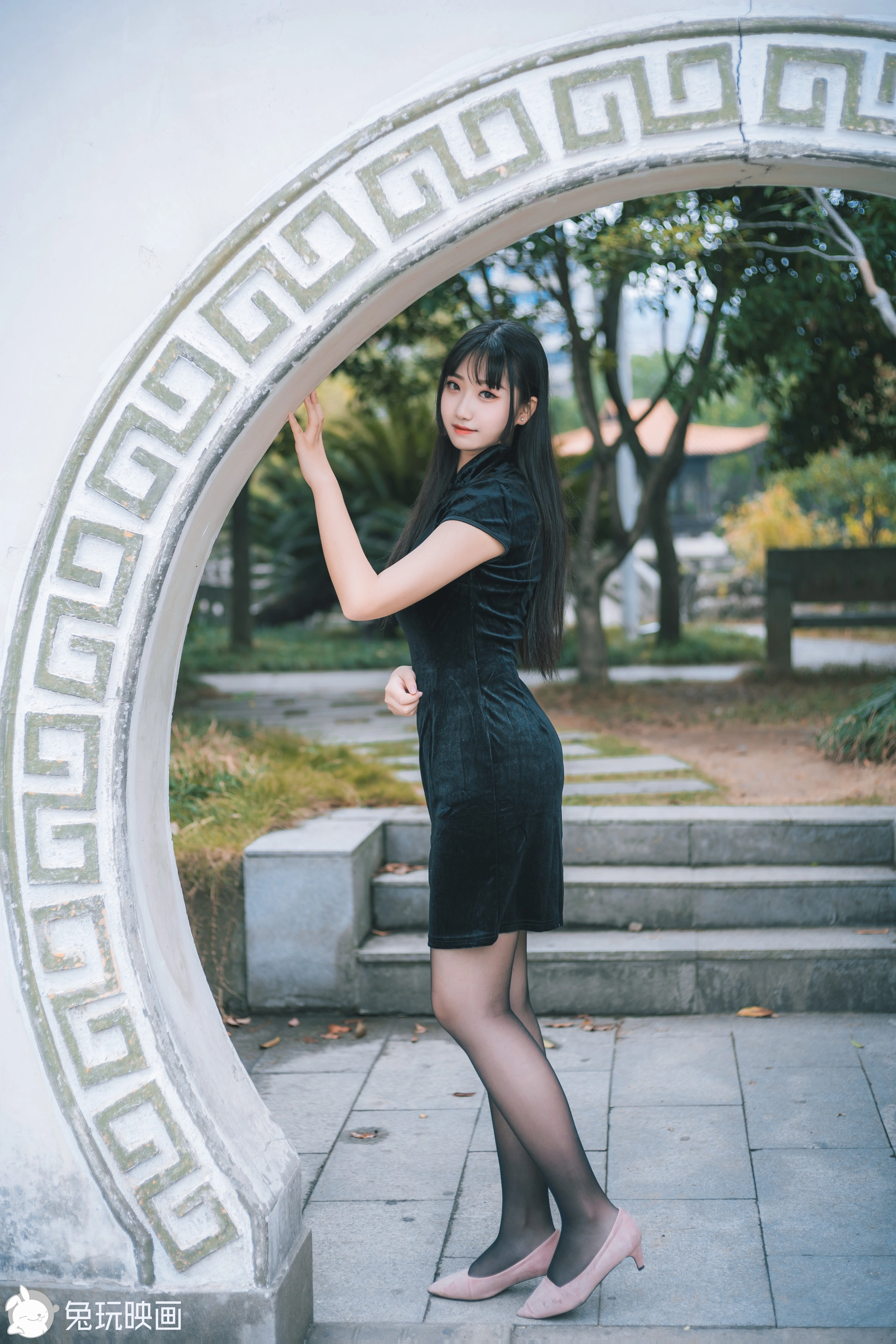 C45.006 黑色旗袍游园会 [40P-421MB]
